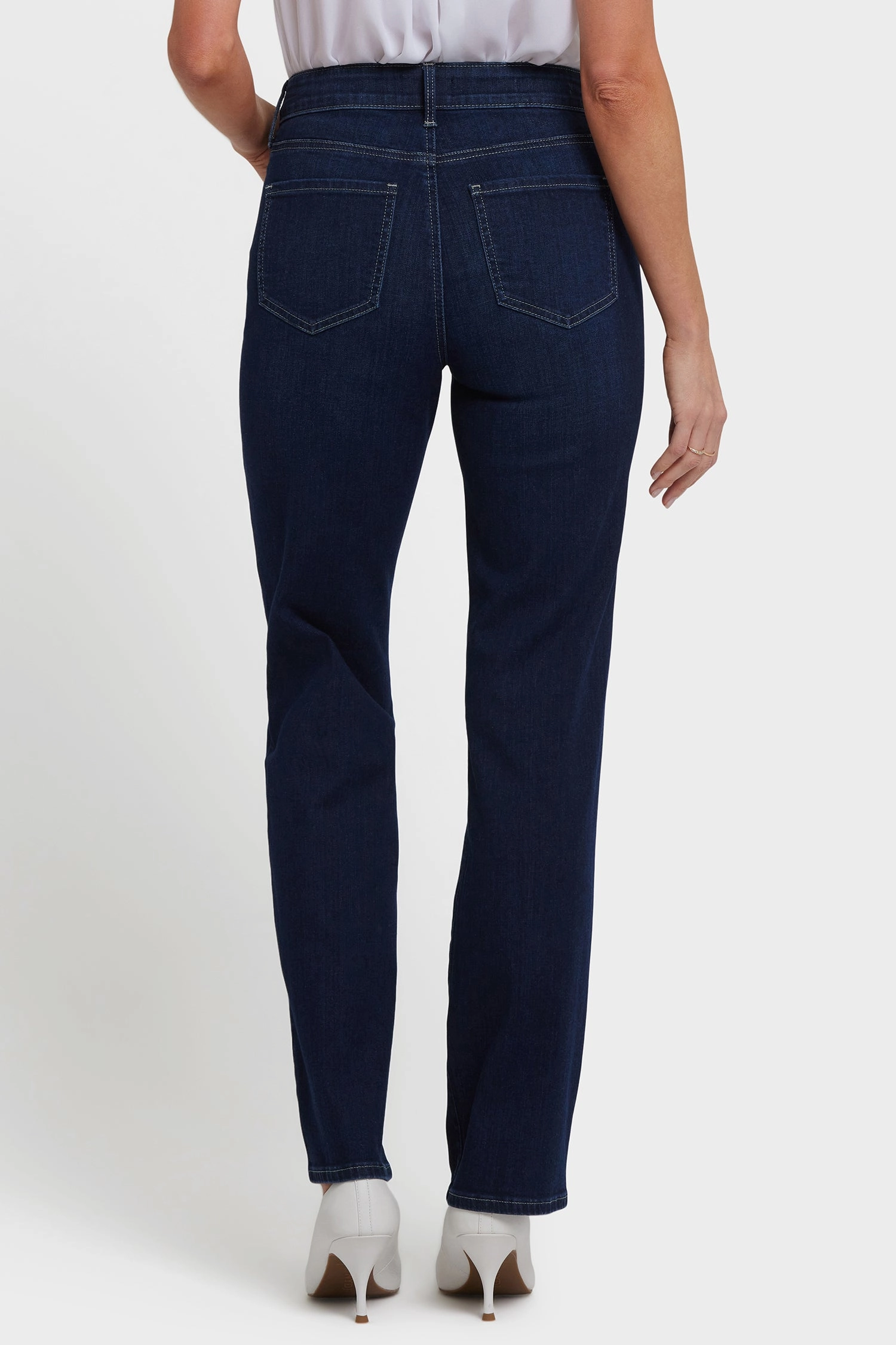 No Iron Wear Marilyn Straight Jeans - Midnight Breeze