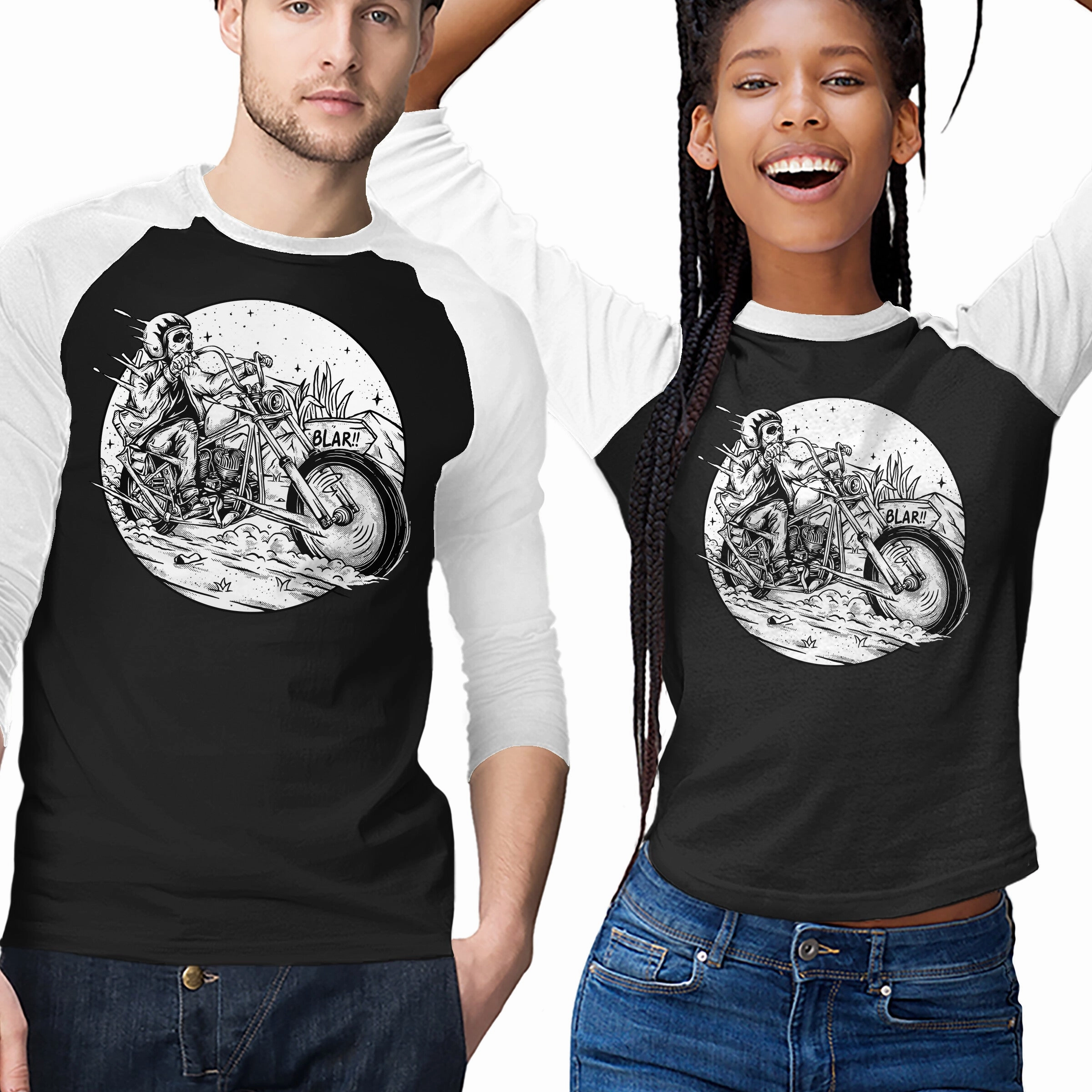 Leisure Casual Sleek Stretch Fit Death Rider Chopper