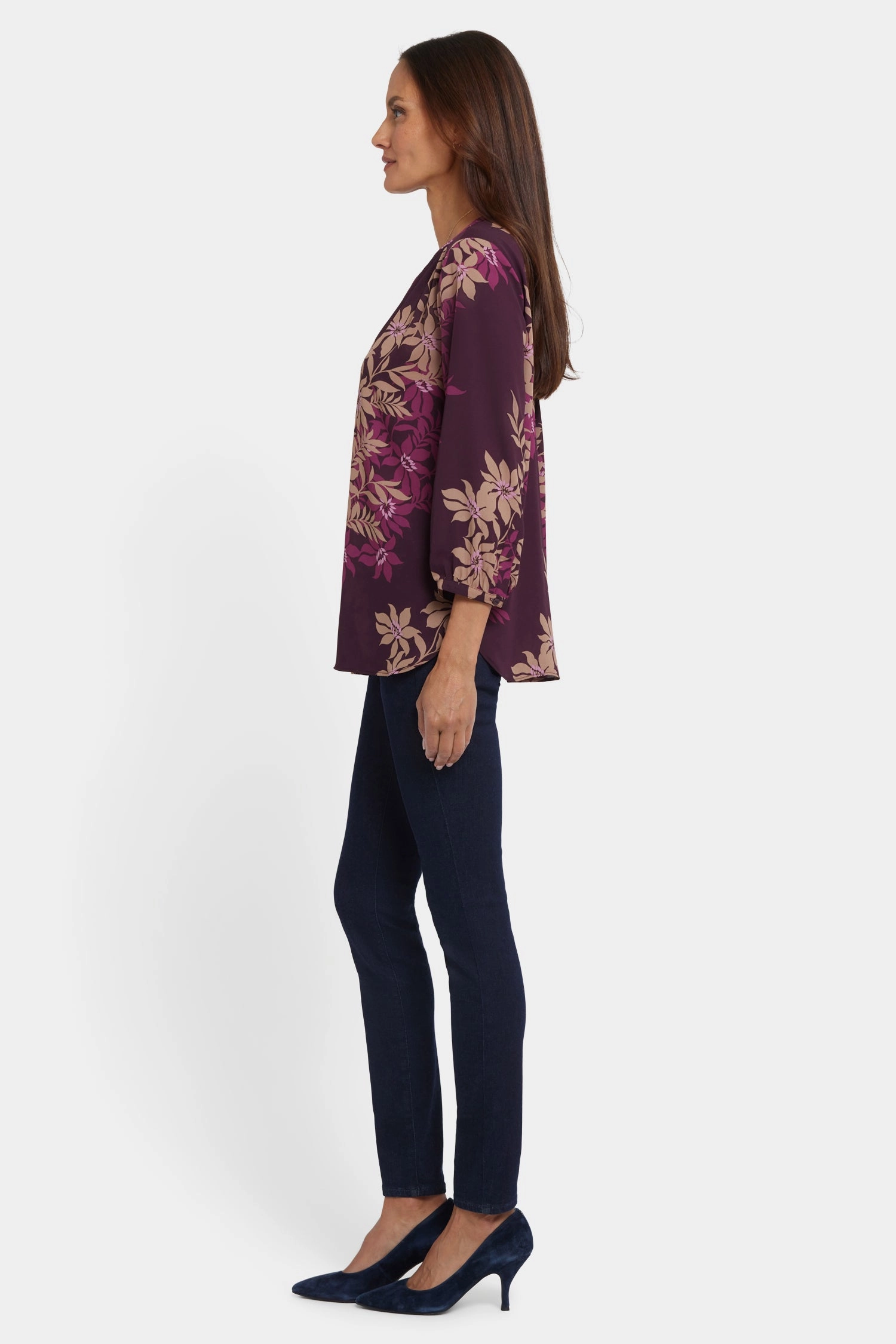 Pintuck Blouse - Bonne Nouvelle Country Charm No Slip Shoulder Grip