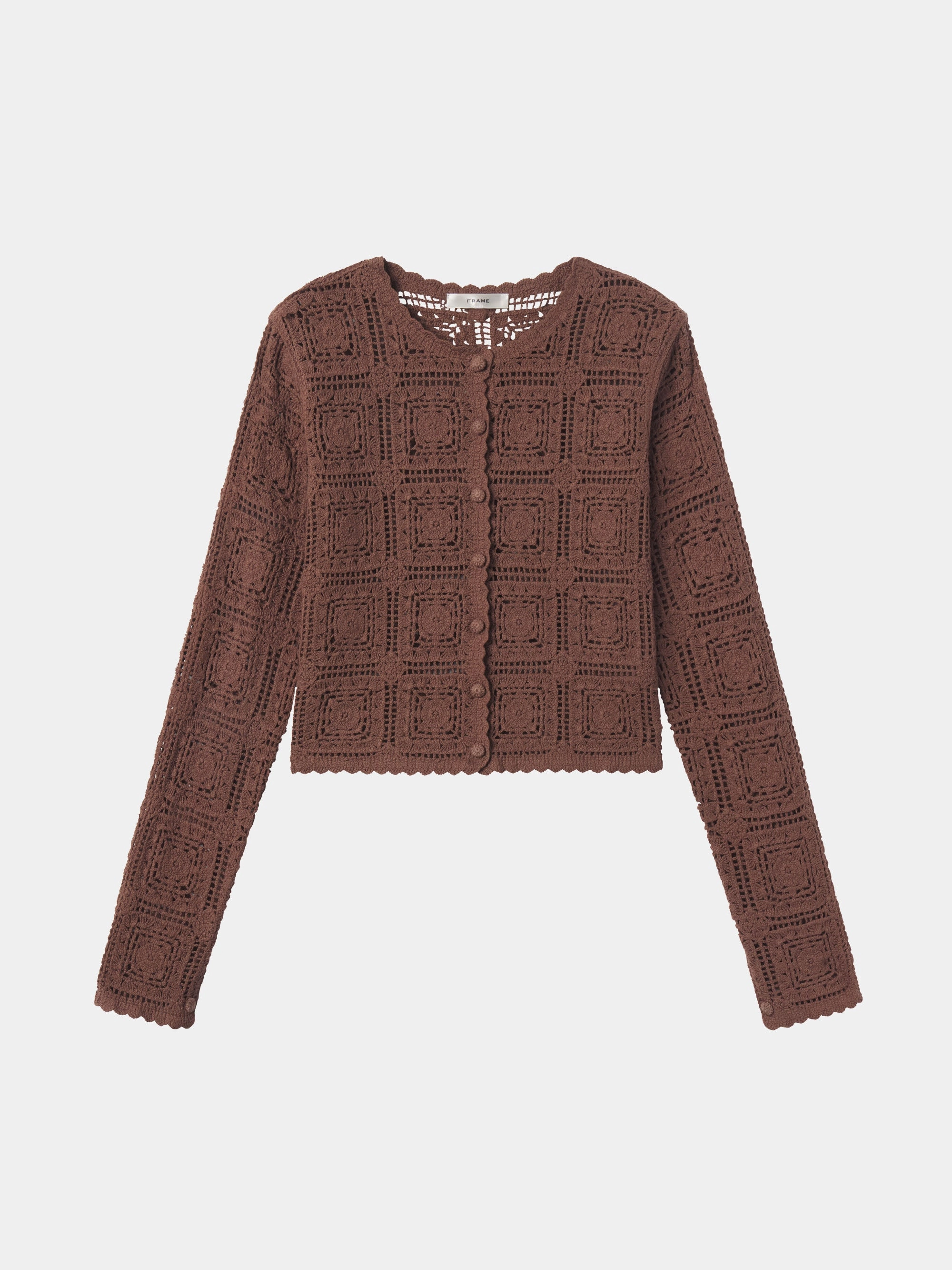 The Crochet Cardi -- Caramel Cozy Design Fit Cozy Waistband