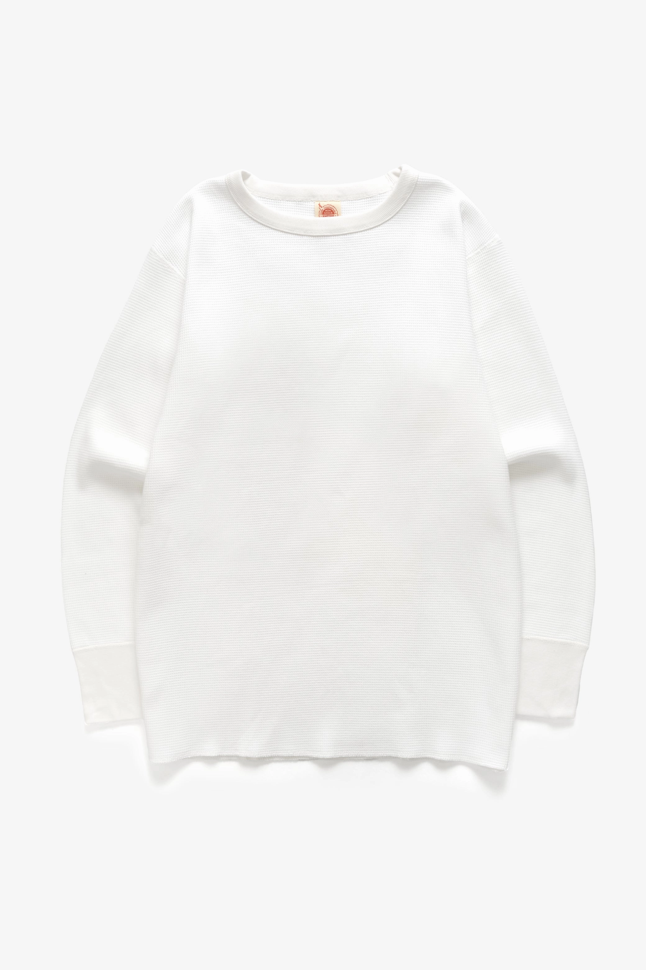 Daily Fashion Non Stock MFG - Thermal Waffle Long Sleeve - White