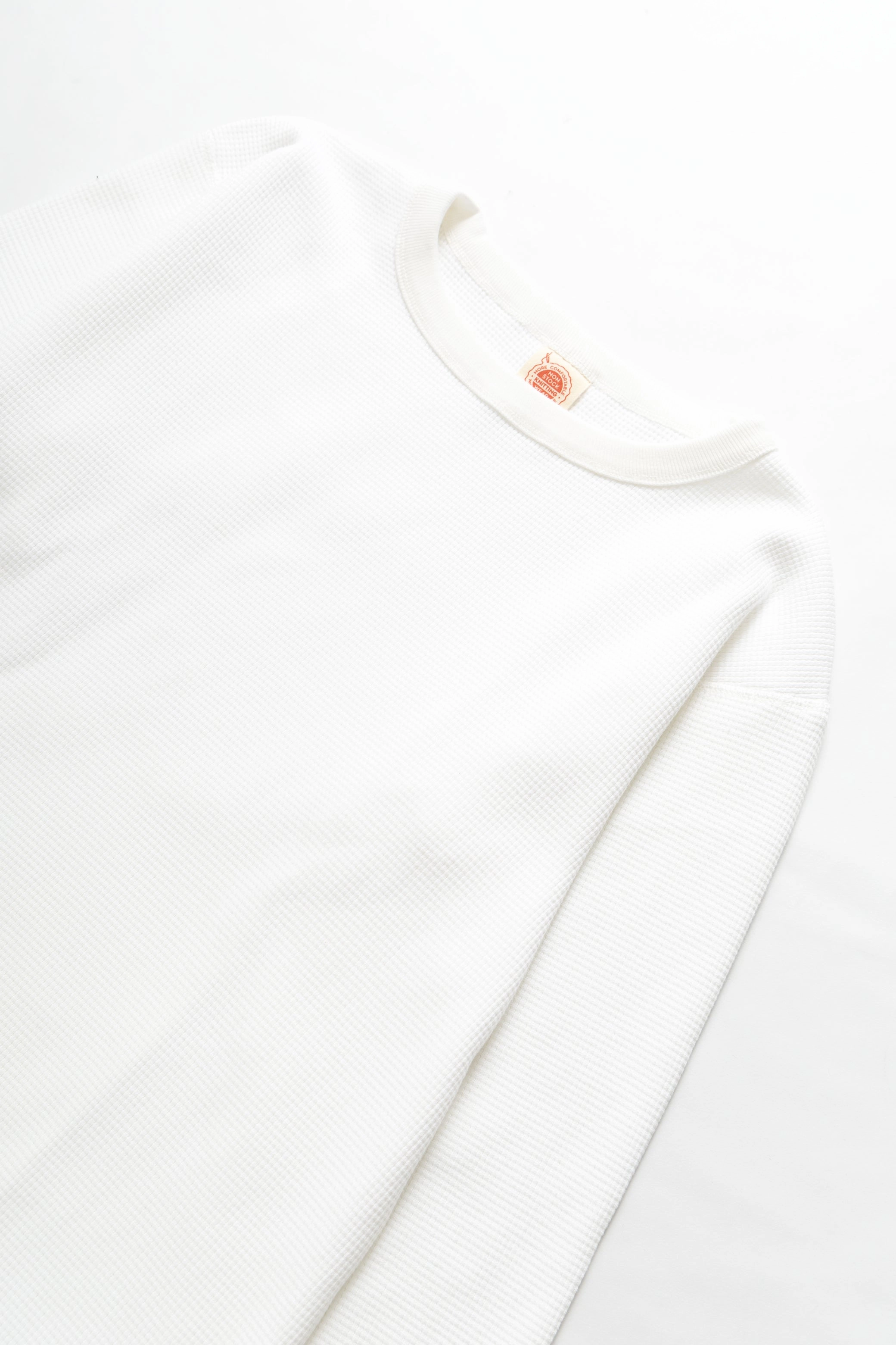 All Day Comfort Non Stock MFG - Thermal Waffle Long Sleeve - White