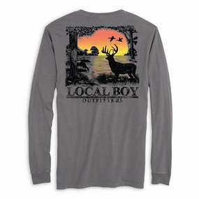 Vegan Local Boy Men's Twilight Tracker L/S T-Shirt