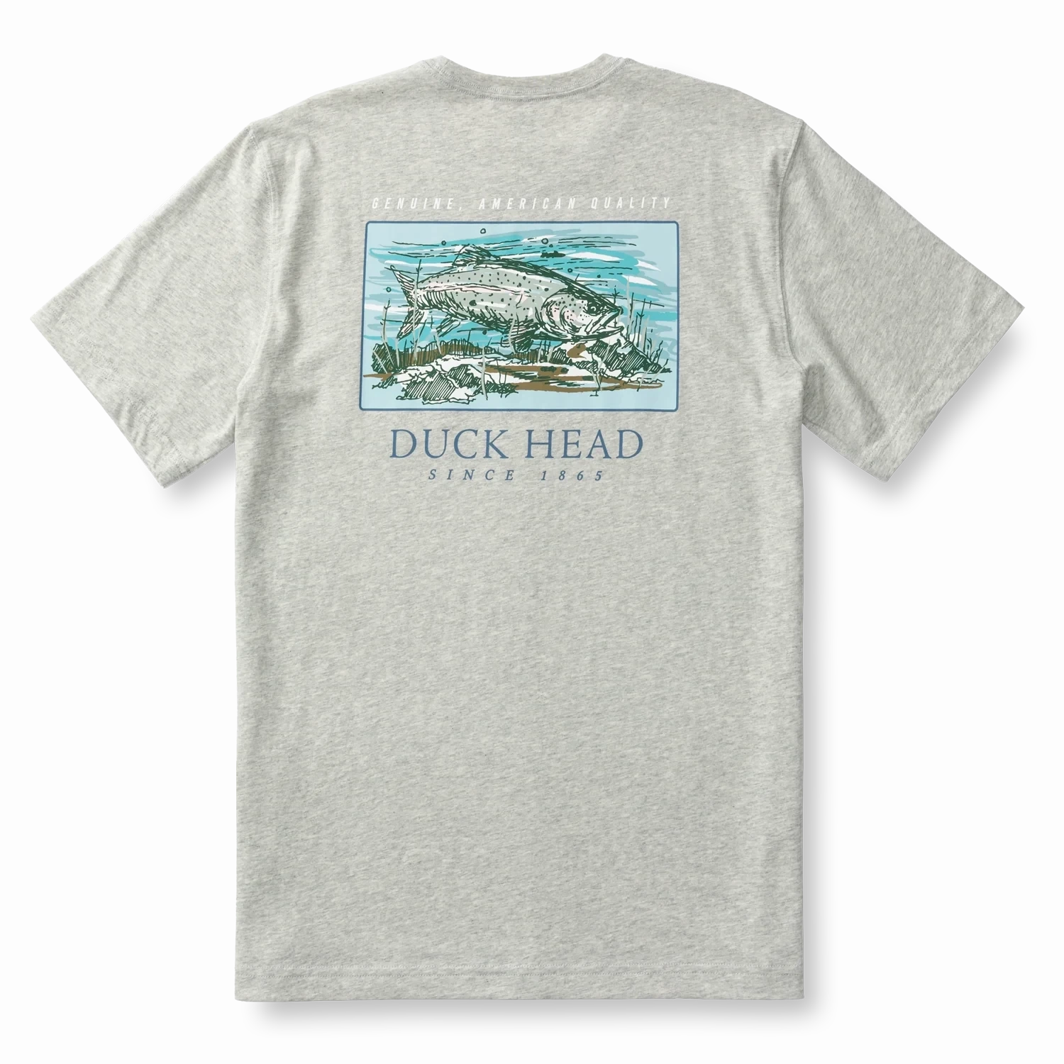 Everyday Chic Duck Head Trout Short Sleeve T-Shirt