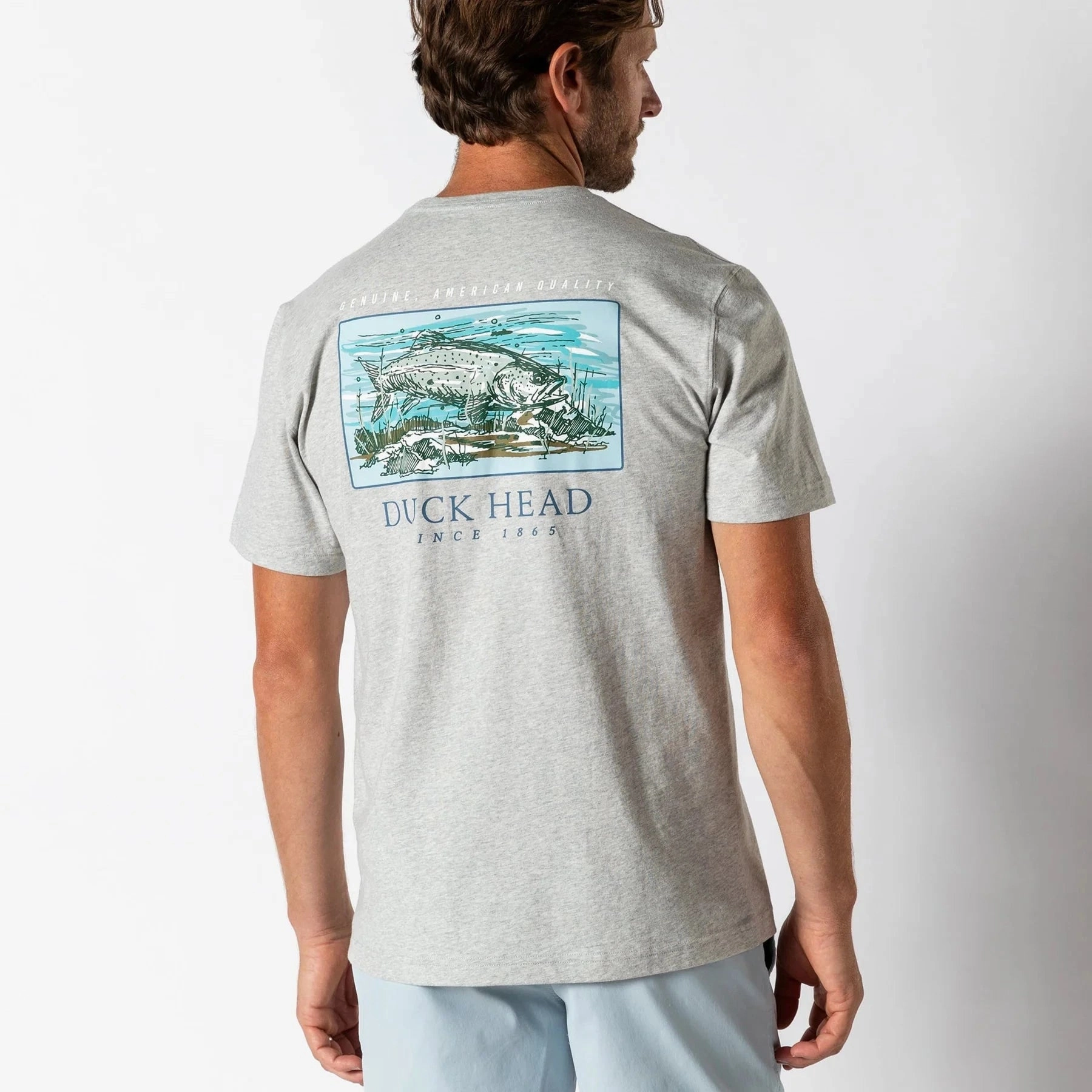 Duck Head Trout Short Sleeve T-Shirt Relax Fit Design