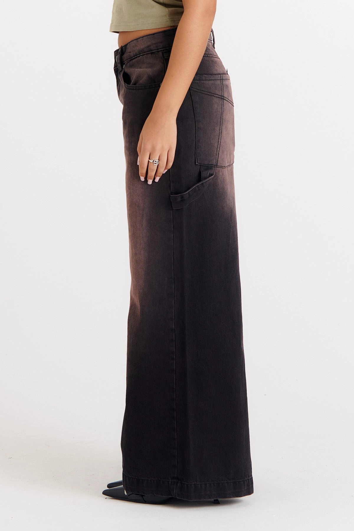 Sweeper Jeans Brown Wash Leisure Ready