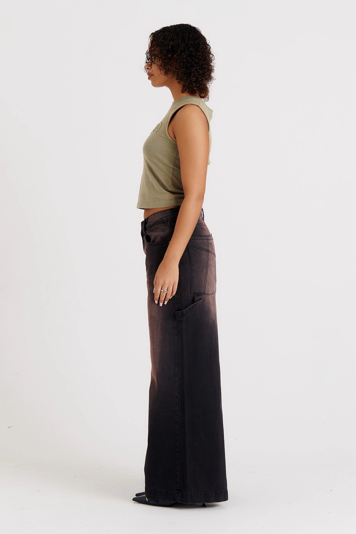 Sweeper Jeans Brown Wash Soft Eco Friendly Casual Edge