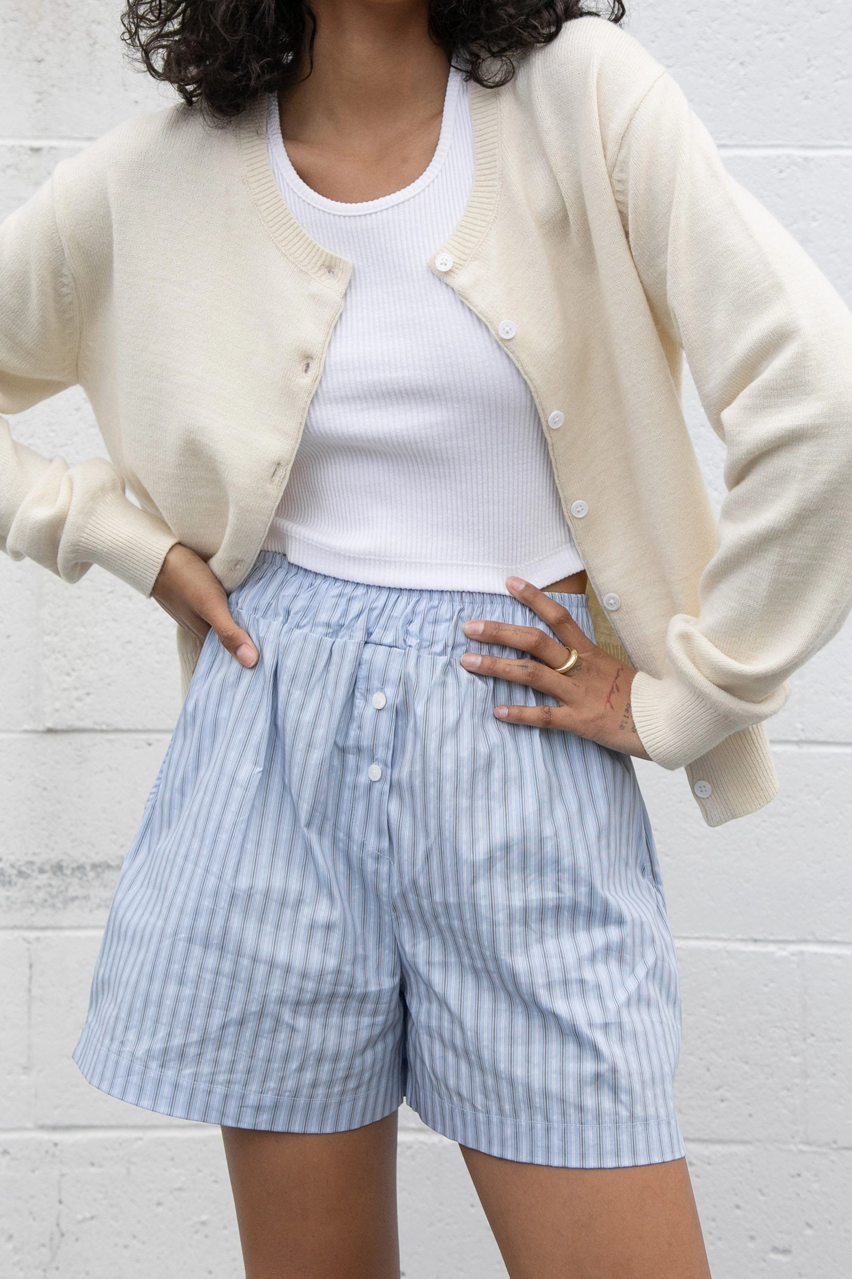 Comfortable Motion PINSTRIPE BOXER SHORT