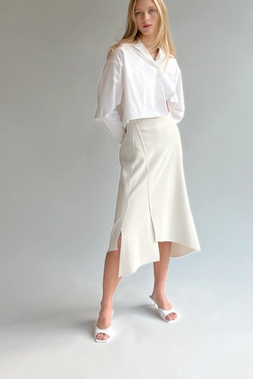 ASYMMETRICAL HEM SKIRT Polished Style Limited Release