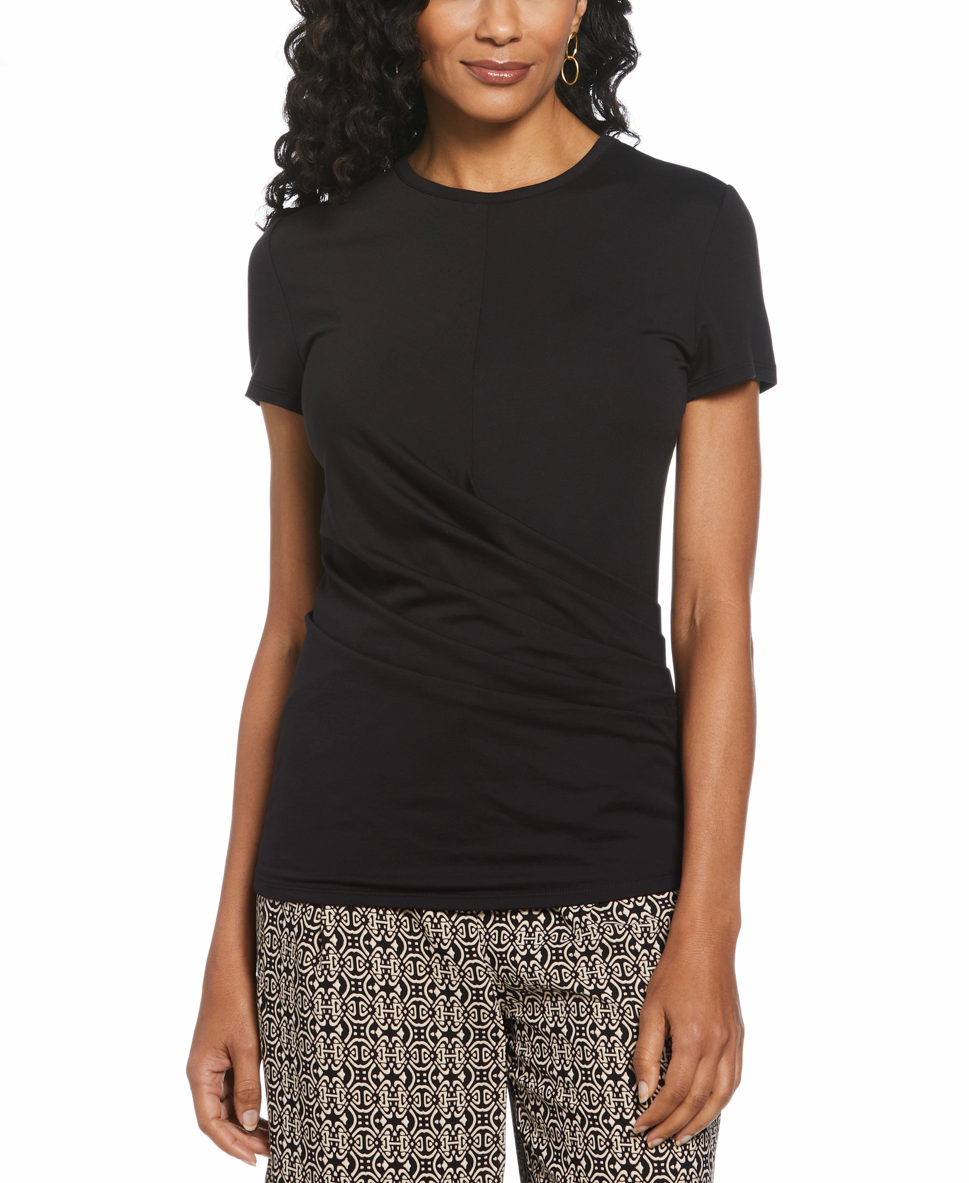 Warm Hug Asymmetrical Wrap Top