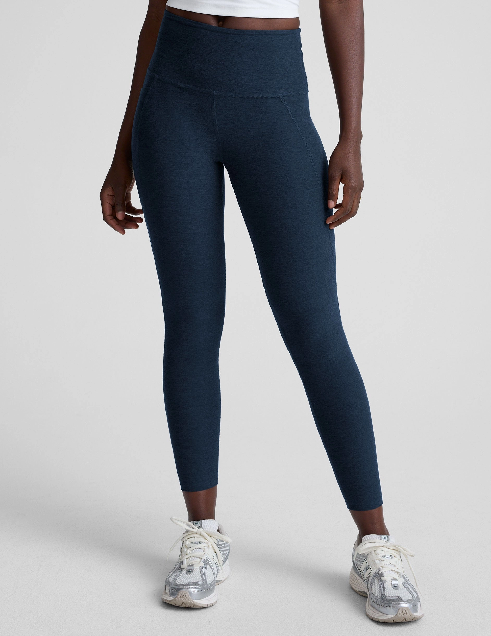 Spacedye Out Of Pocket High Waisted Midi Legging Fitness Apparel