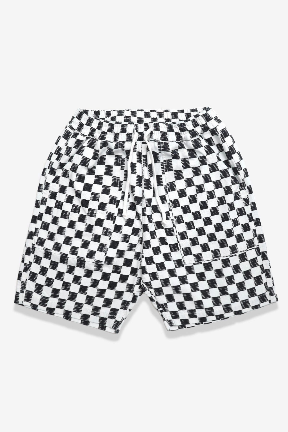 Sporty Look Sandals Service Works - Classic Chef Shorts - Mono Checker