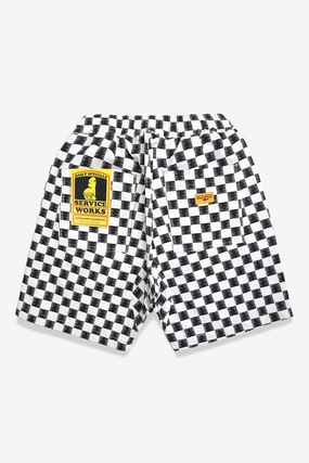 Service Works - Classic Chef Shorts - Mono Checker men's option watch