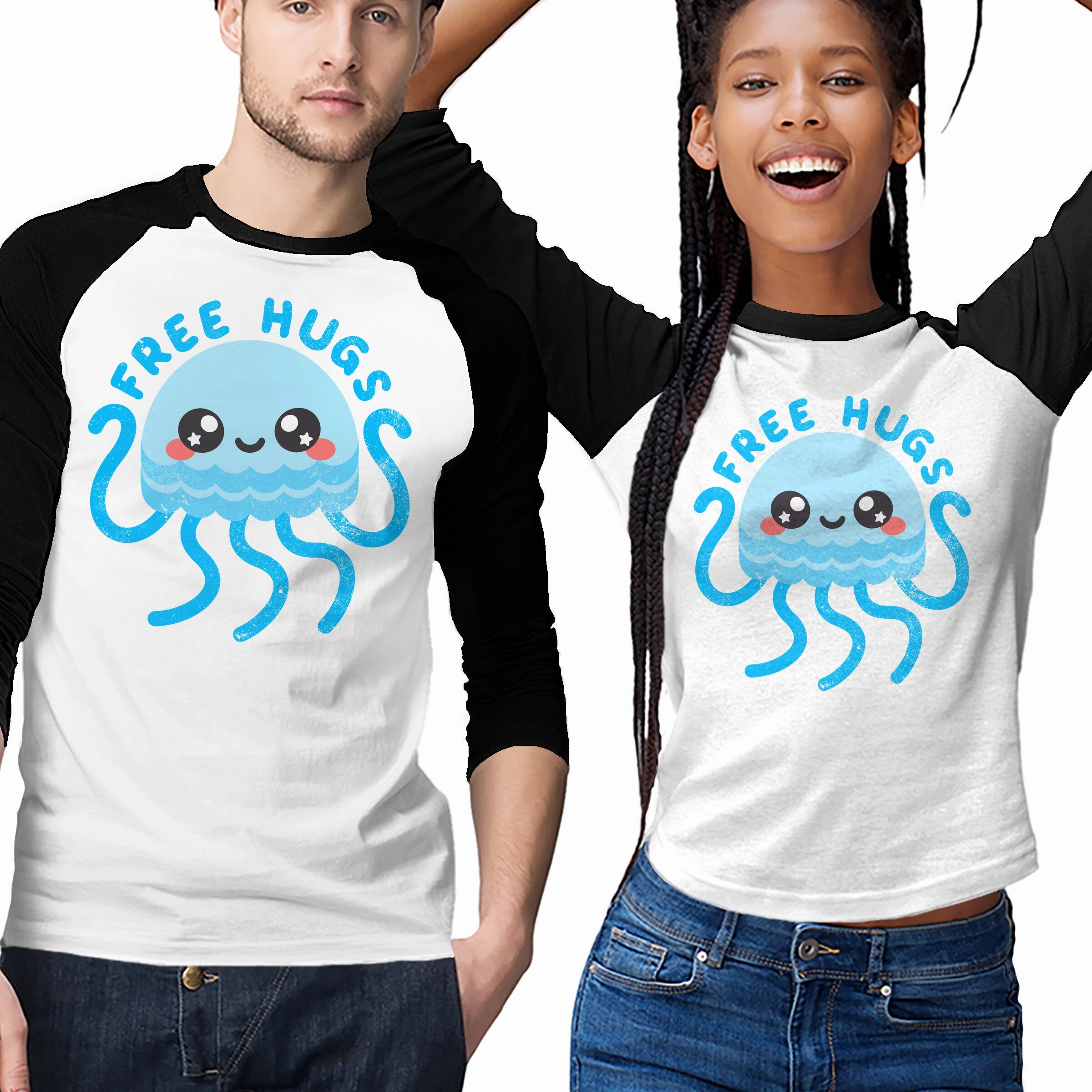 Classic Comfort Jellyfish Free Hugs