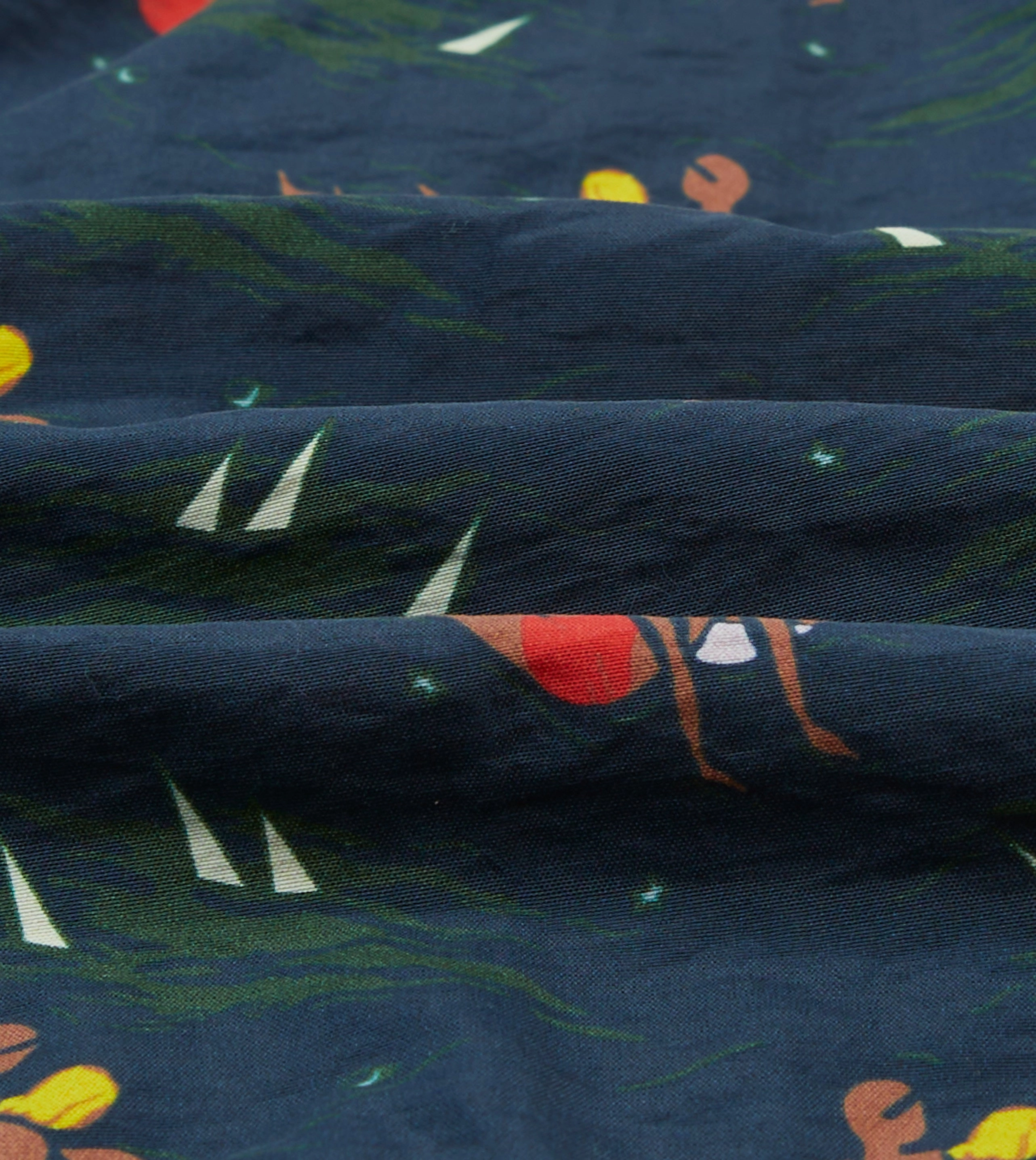 Unisex neon colors Bathers Print Nylon Drawstring Swim Shorts