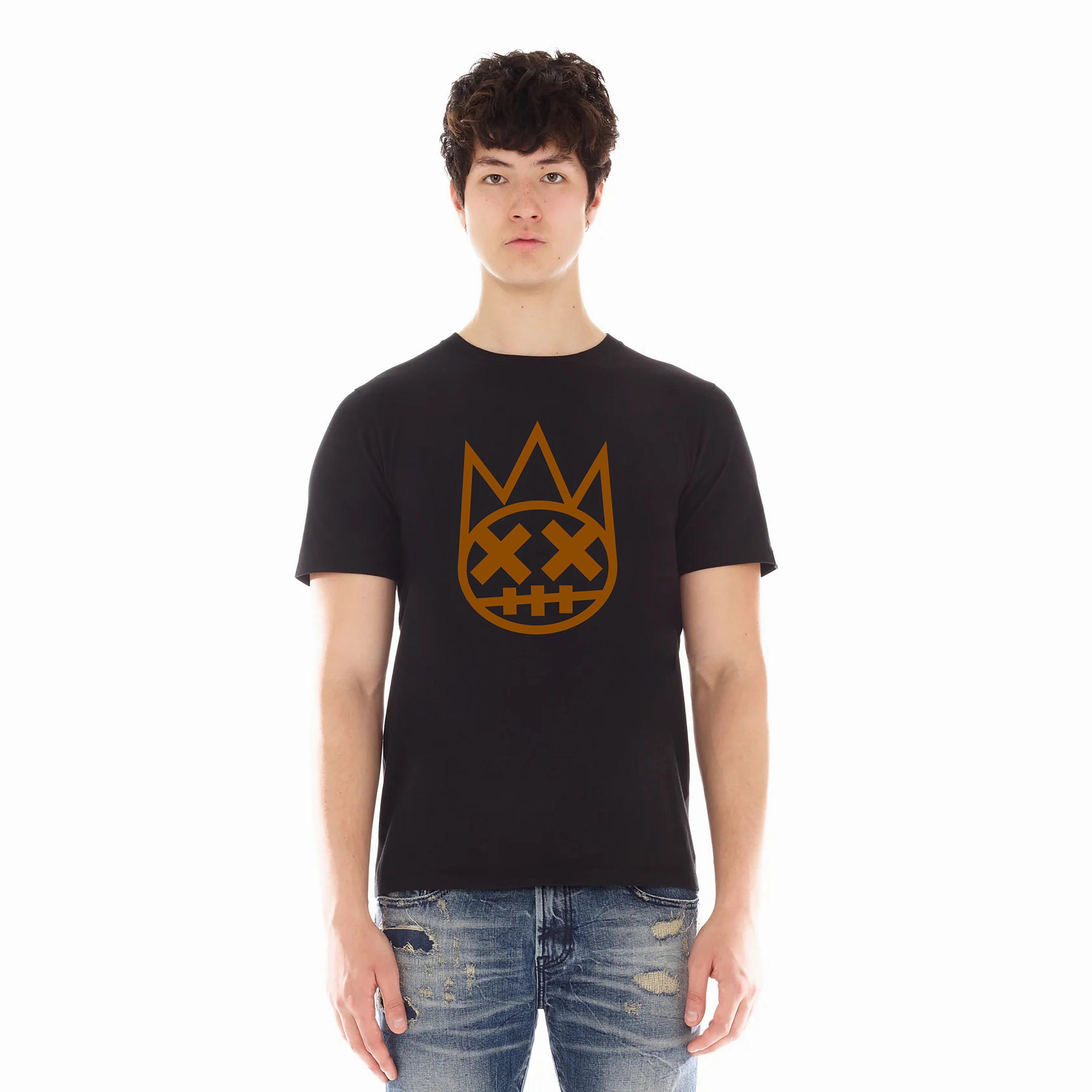 EthicalProduction High-End Quality Cult's Shimuchan Short Sleeve Crew Neck Tee in Black