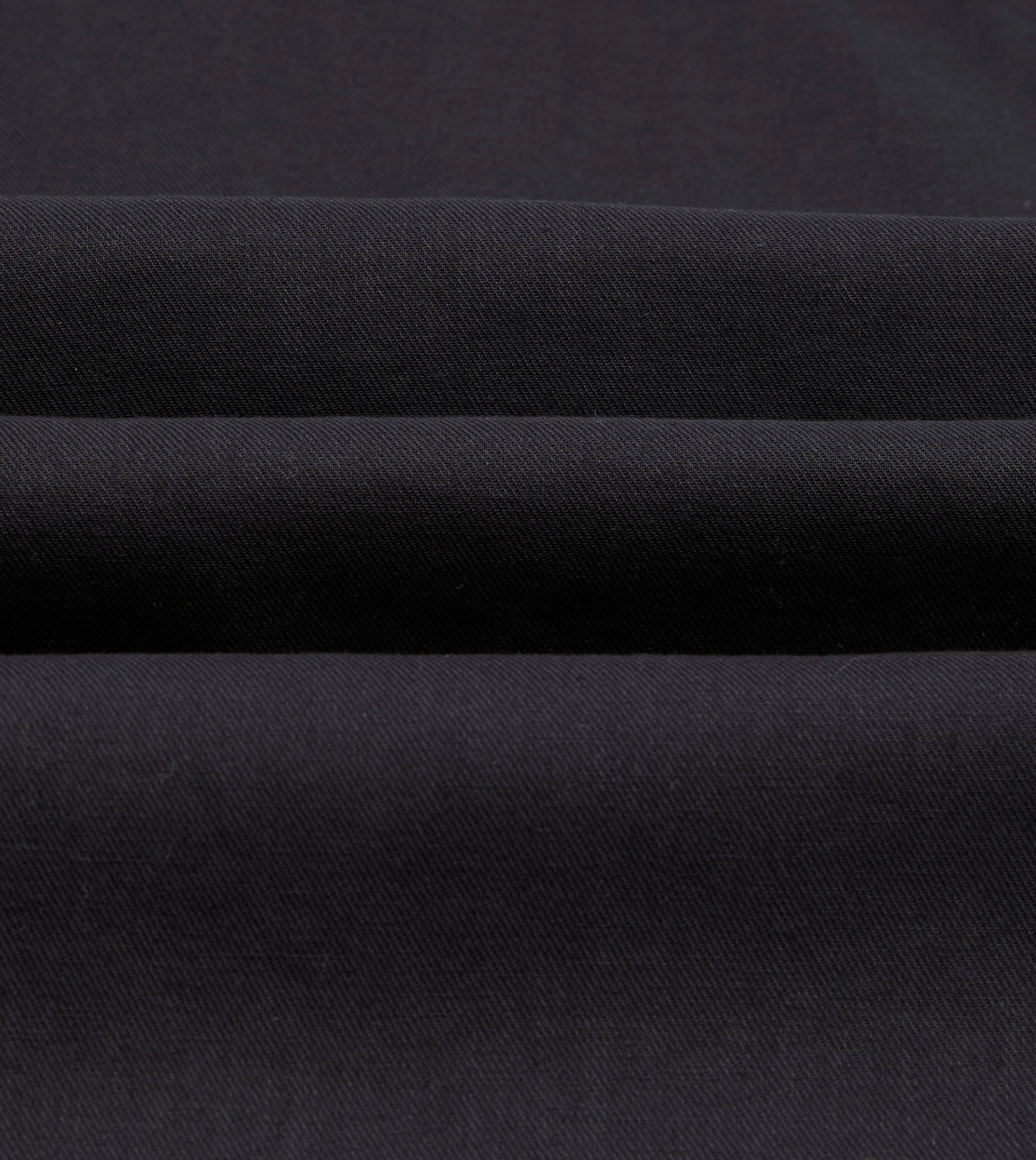 Big Yank '1920' Indigo Cotton-Linen Twill Flyer Shirt Zip Front