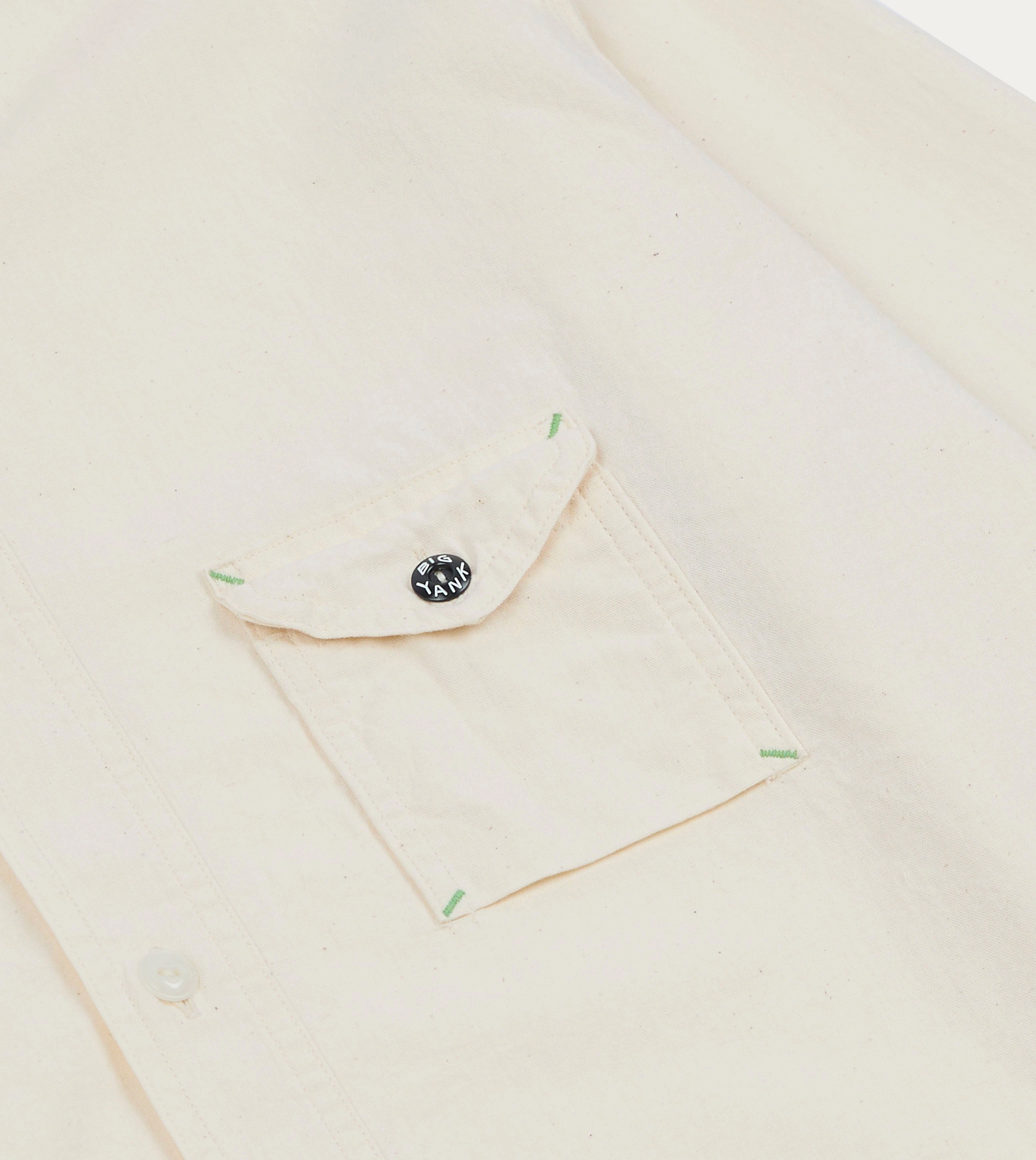 Big Yank '1935' Ecru Chambray Shirt Comfortable Look High-End Fashion