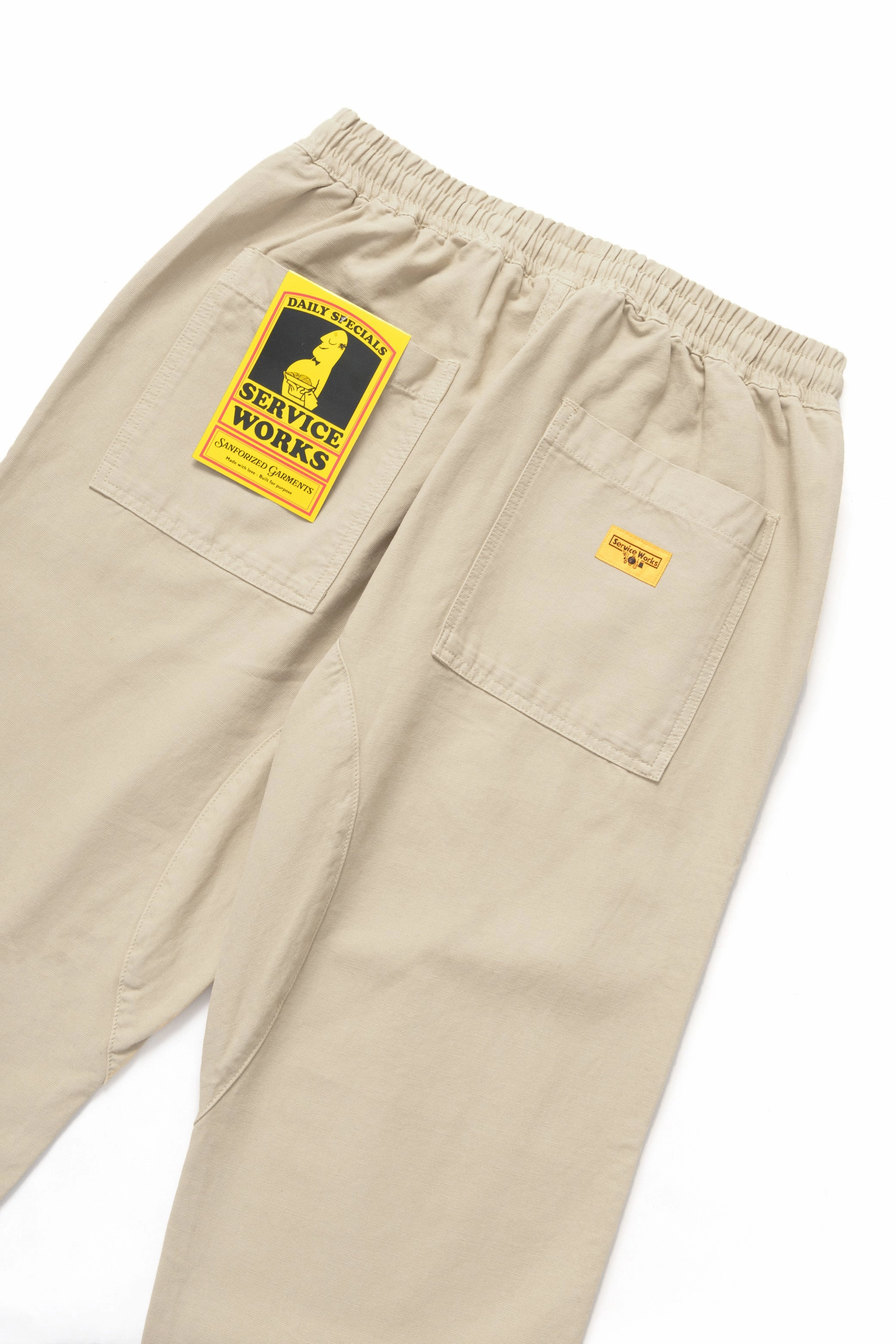 Service Works - Classic Chef Pants - Khaki Universal Fit System Fit For Movement