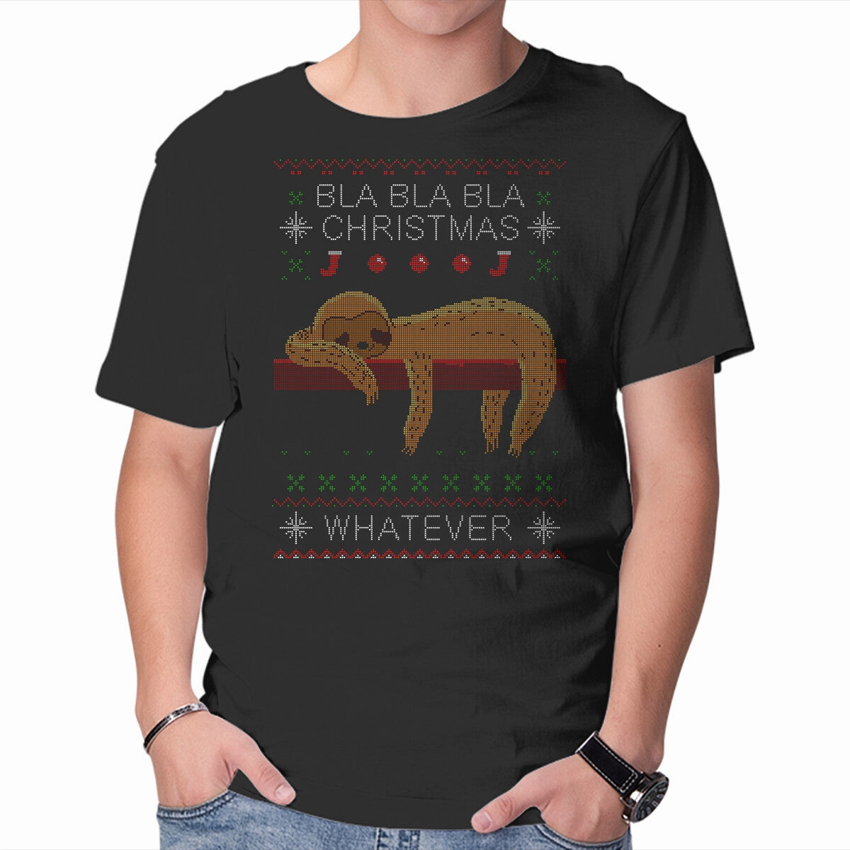 Bla Bla Bla Christmas Performance Comfort Soft Knit