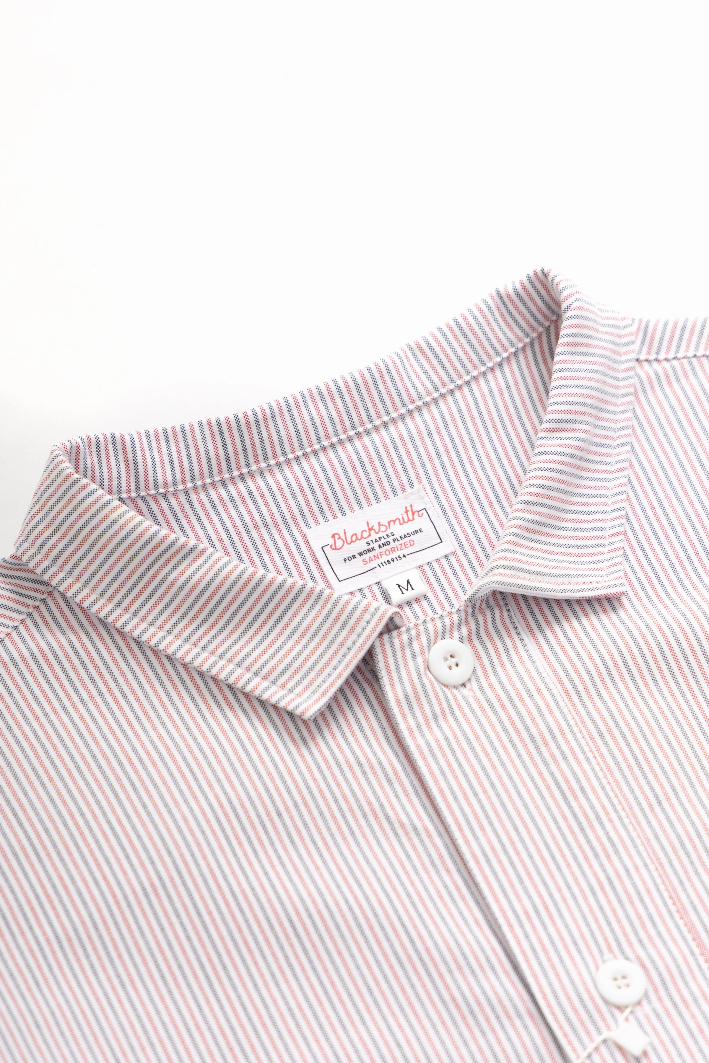 Functional Wear Blacksmith - 'Boxford' Utility Shirt - Multi Stripe Tactile Grip Fasteners