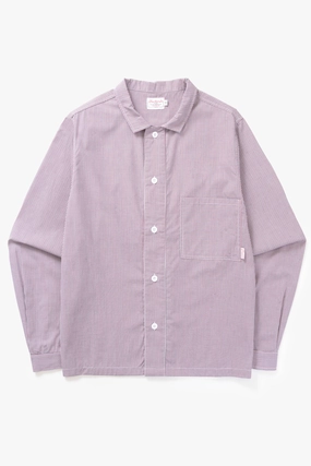 Wedding guest Comfy Look Blacksmith - 'Boxford' Utility Shirt - Red Check Luxury Feel