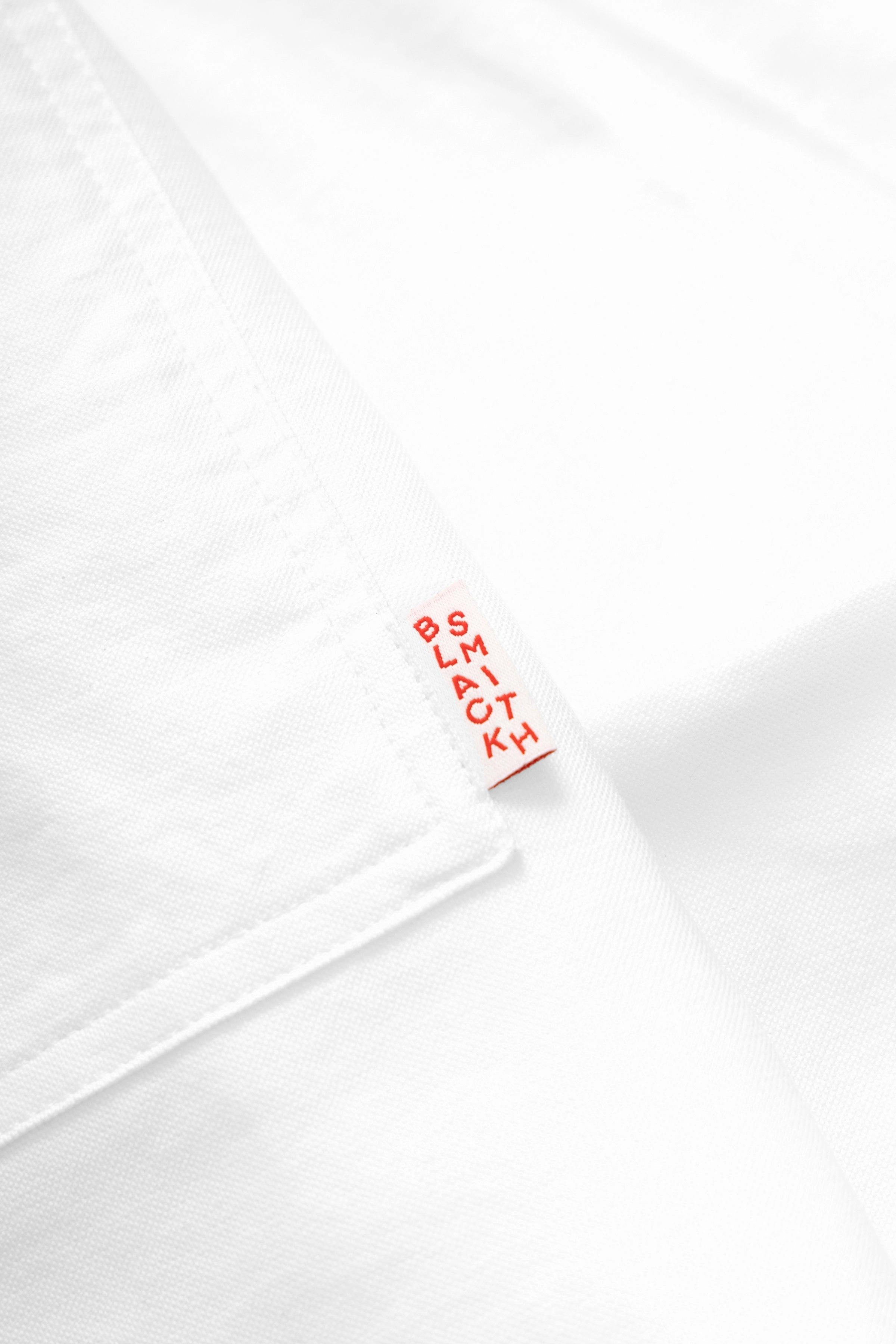 Wrinkle Free Care Blacksmith - 'Boxford' Utility Shirt - White Perfect Fashion