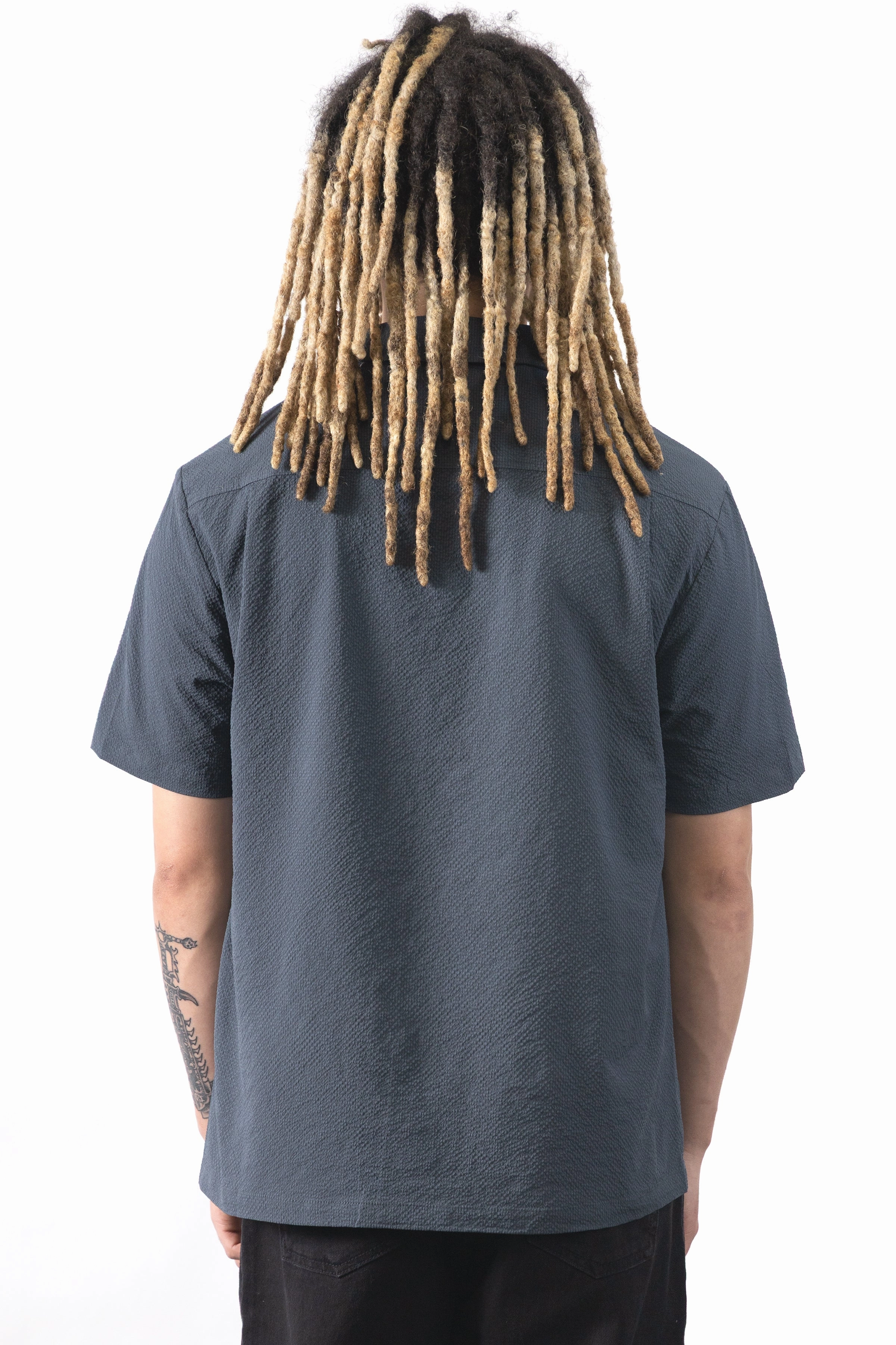 Snug feel Timeless Design Blacksmith - Seersucker Resort Shirt - Space Best Deal