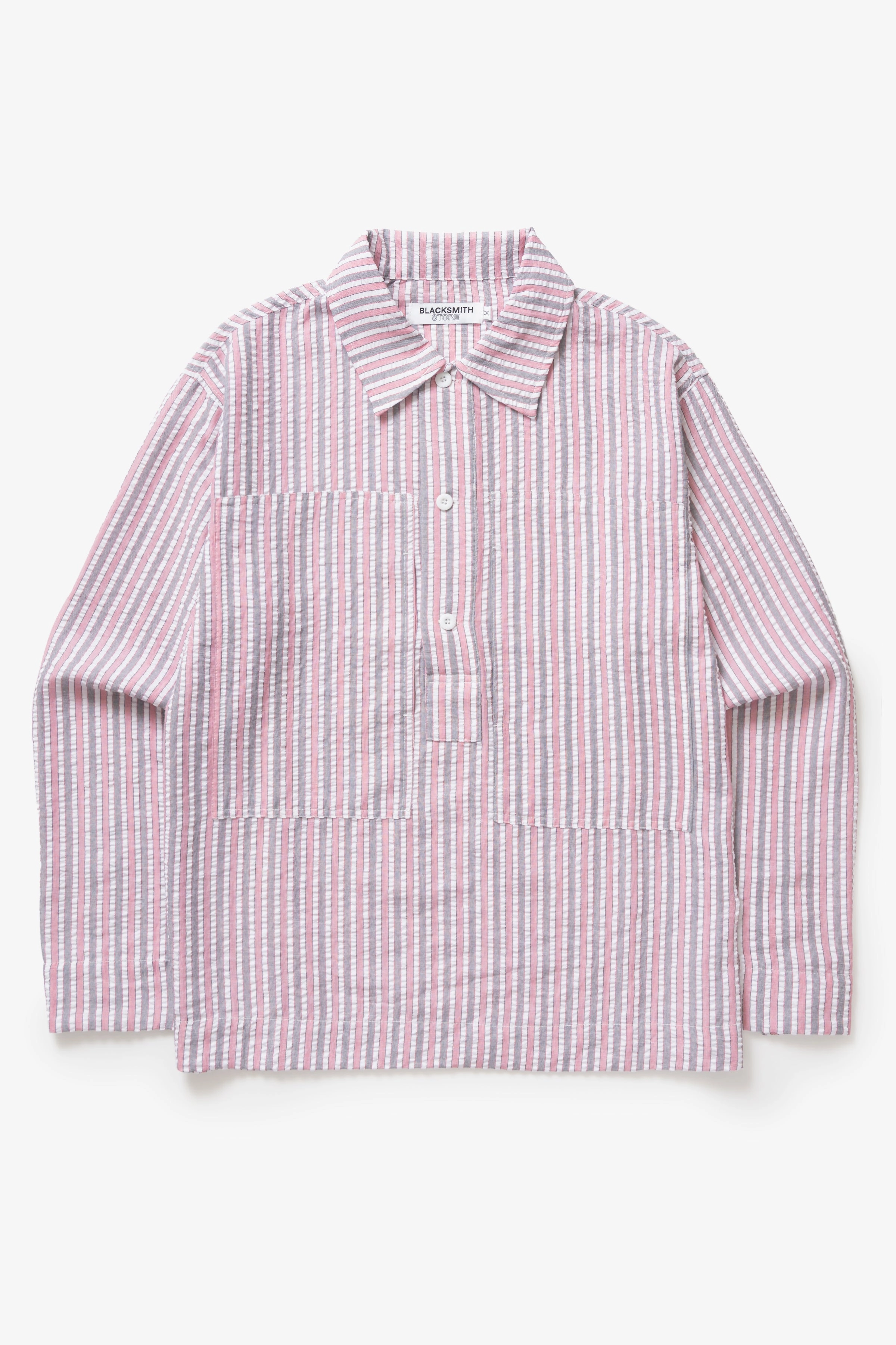 Blacksmith - Striped Military Popover - Red Crochet detail BBQ Party