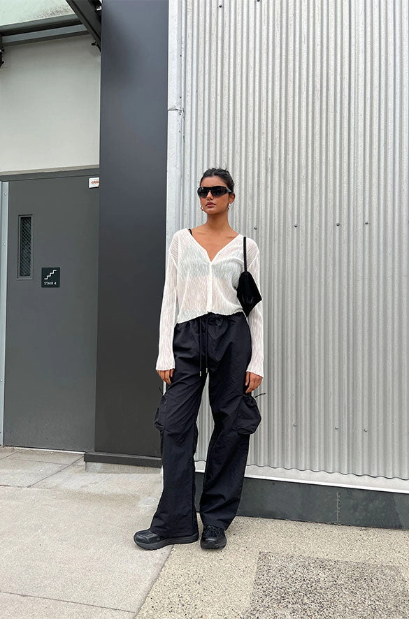 Performance Support Core Ease NYLON PANTS WITH RUCHED POCKETS