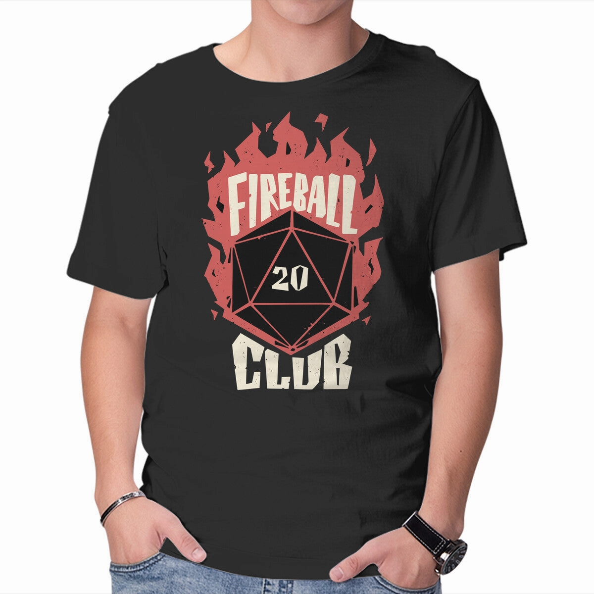 Fireball Club V neck style Urban Fashion Look