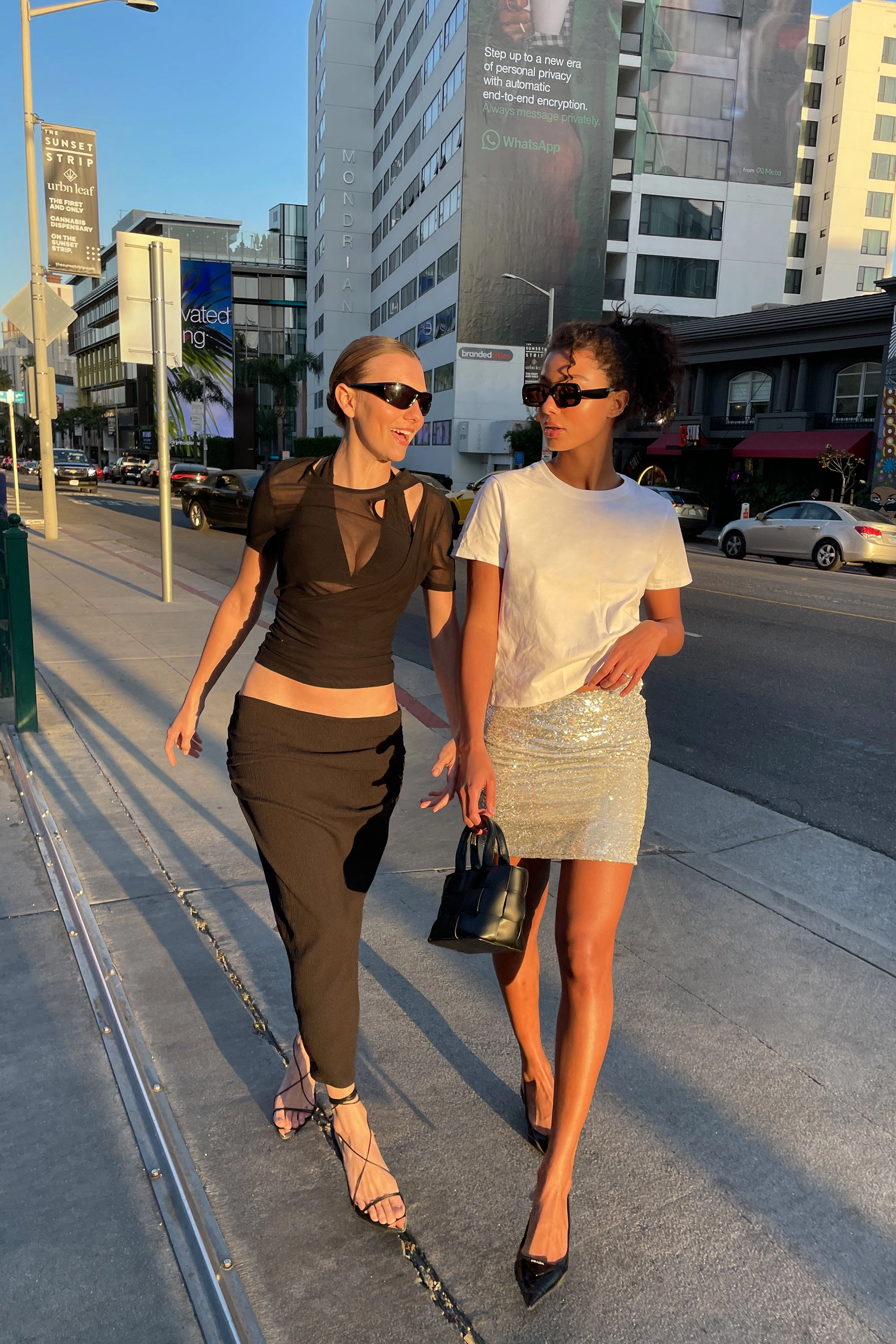 SEQUIN MINI SKIRT Luxury Finish Sequined Finish