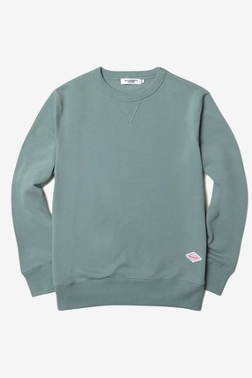 Sleek Comfort Fit Flatlock stitching Blacksmith - Loopback Everyday Crewneck - Seafoam