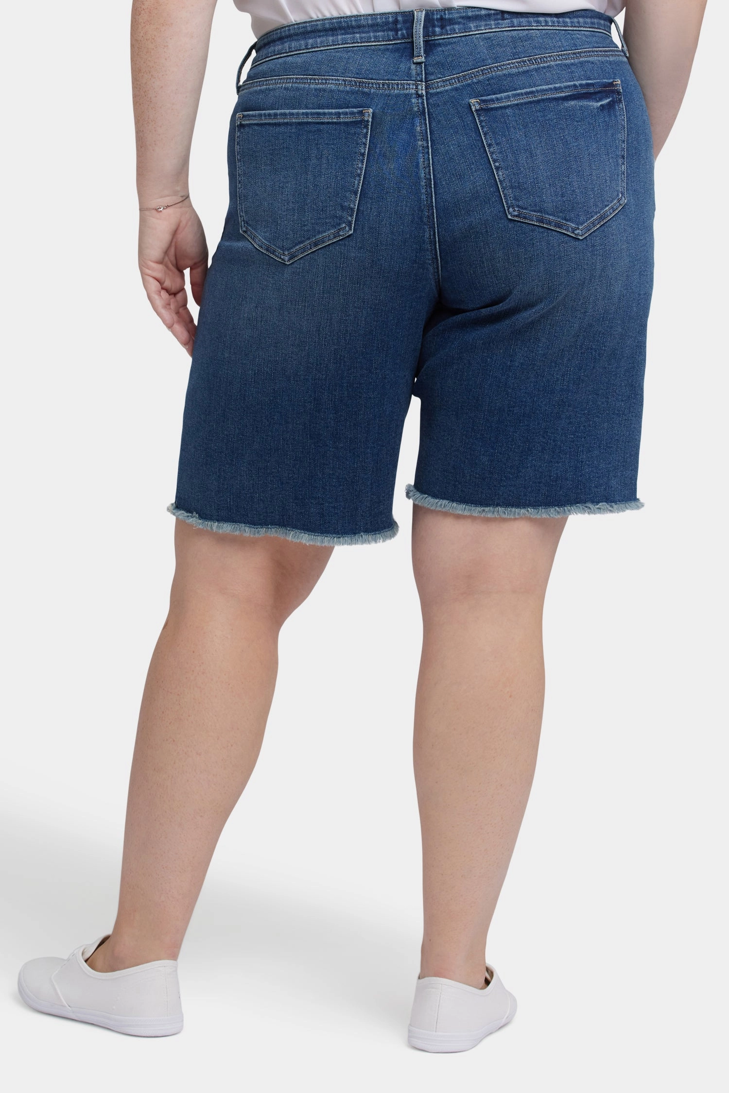 Lilly Denim Shorts In Plus Size - Rio Rapids Daily Fit