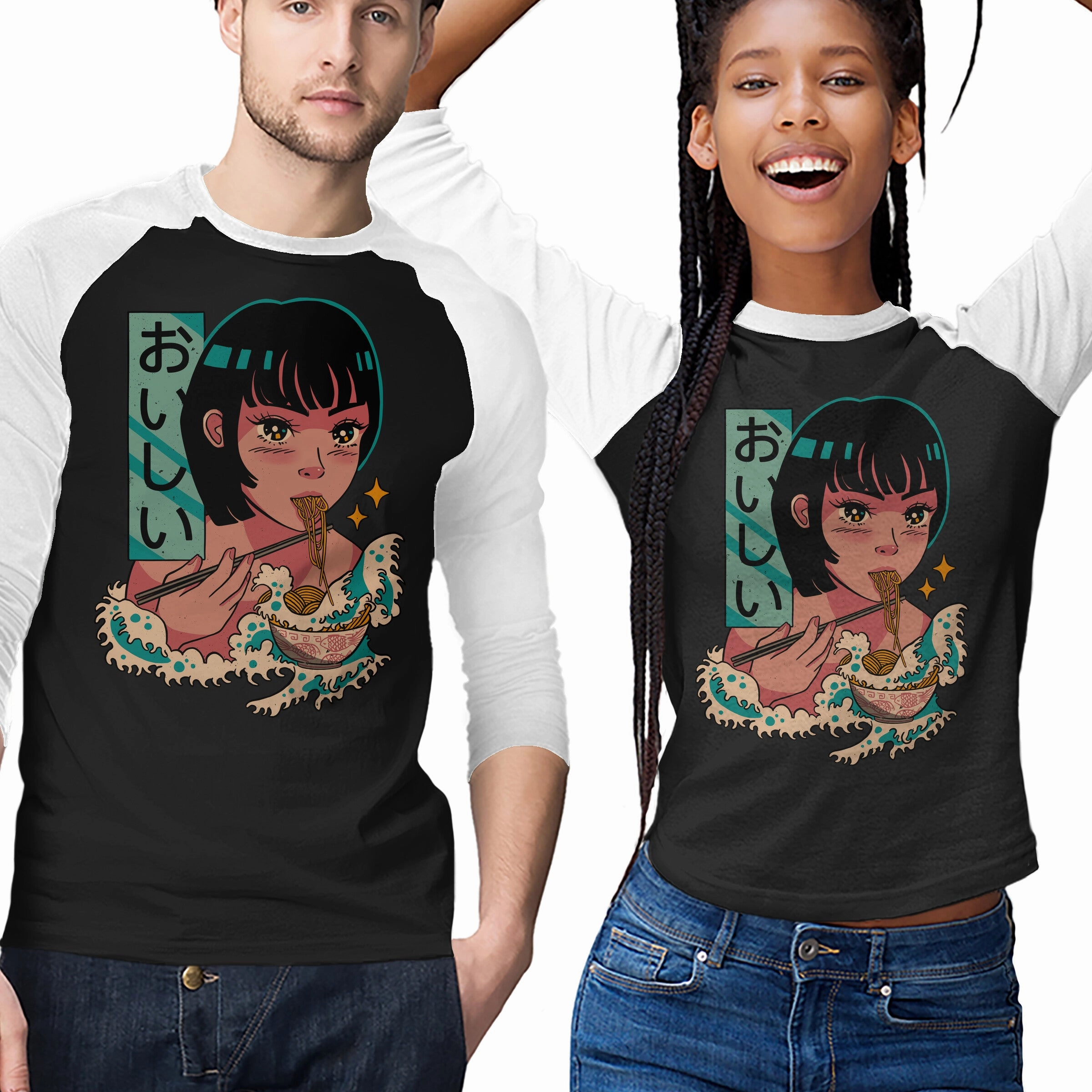 Breathable Layer Fit Daily Style Trend Tasty Waves Of Ramen