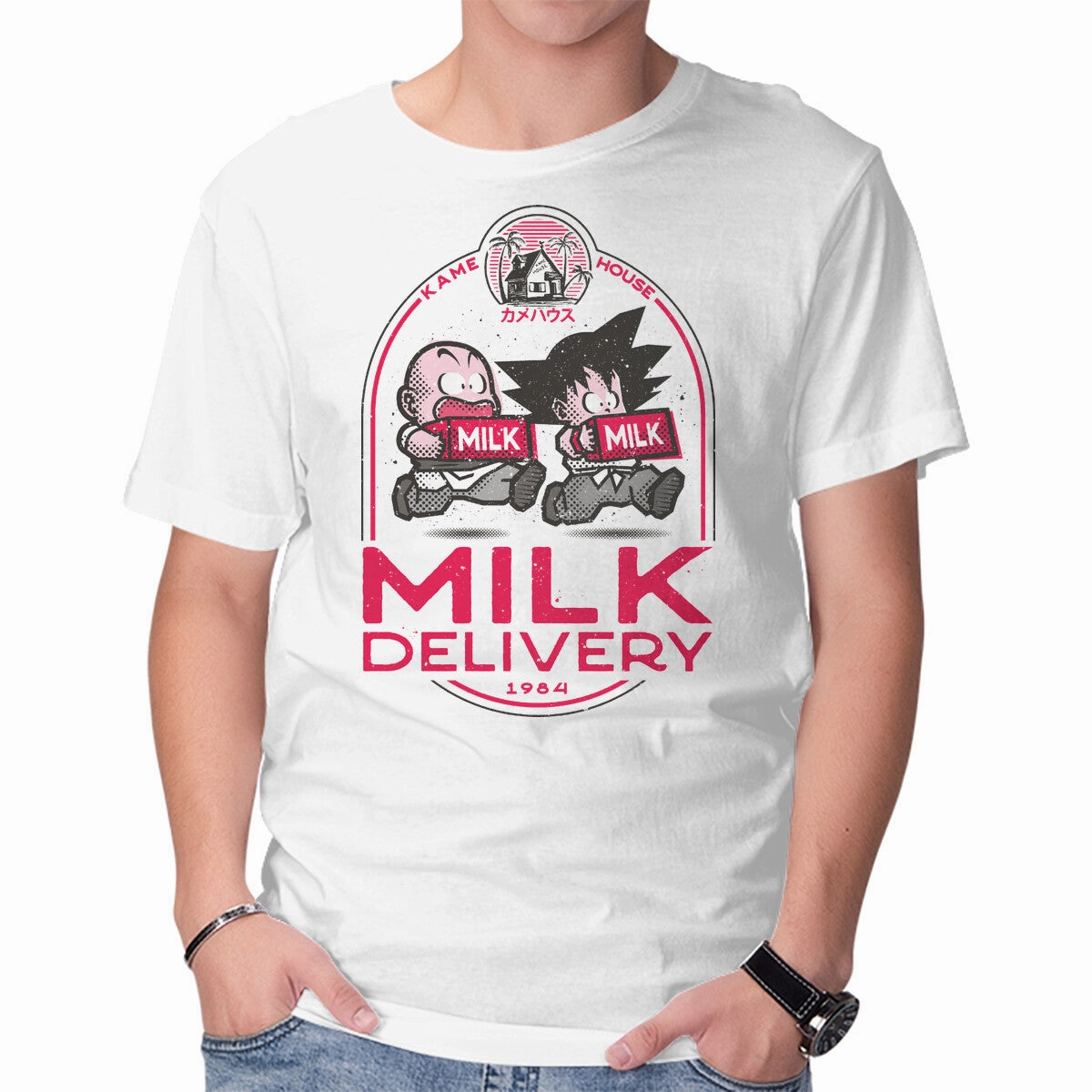 Milk Delivery print design Sleeveless freedom