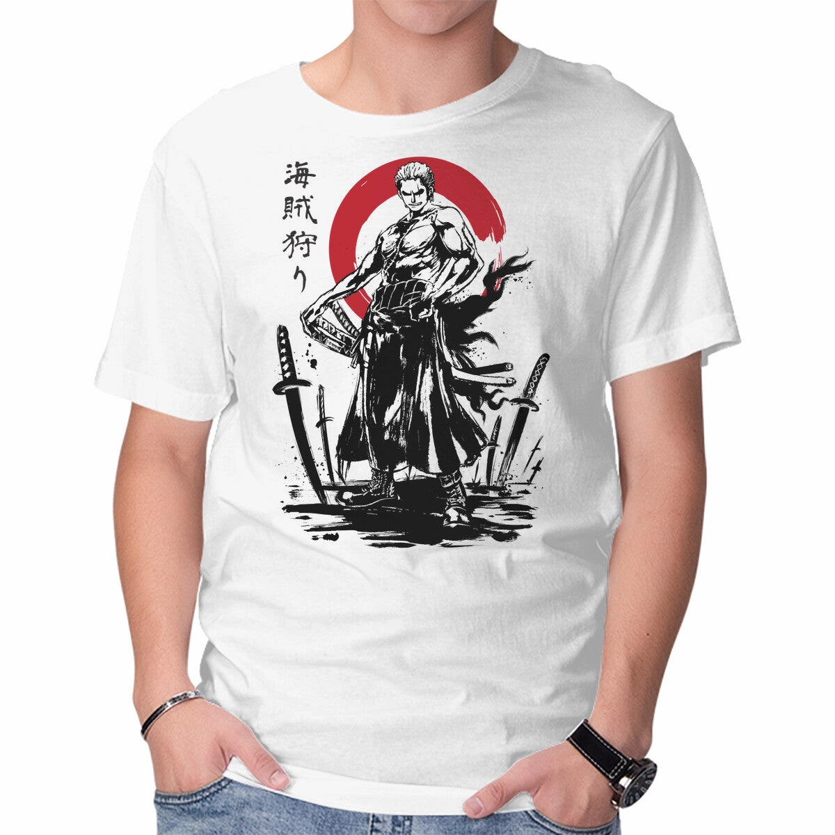 Pirate Hunter Swordsman Sumi-e Fashion Fit