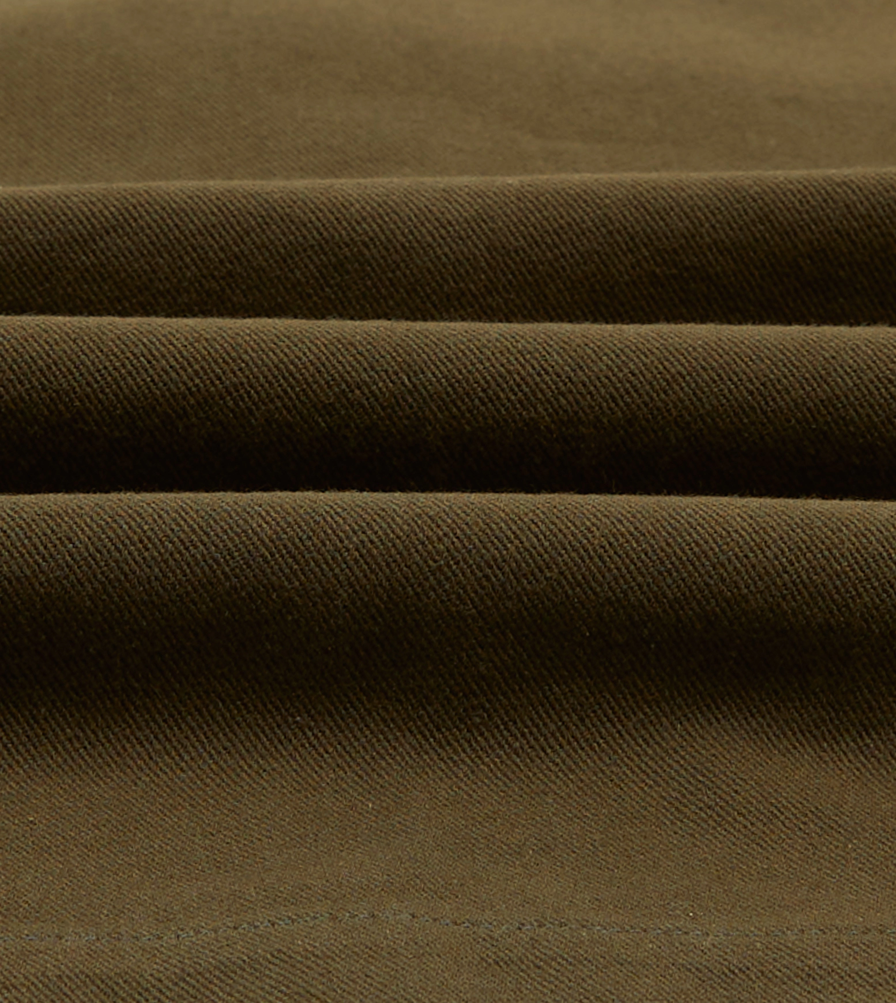 High-End Look Eco-Friendly Choice Brown Cotton Mandarin Collar Popover Shirt