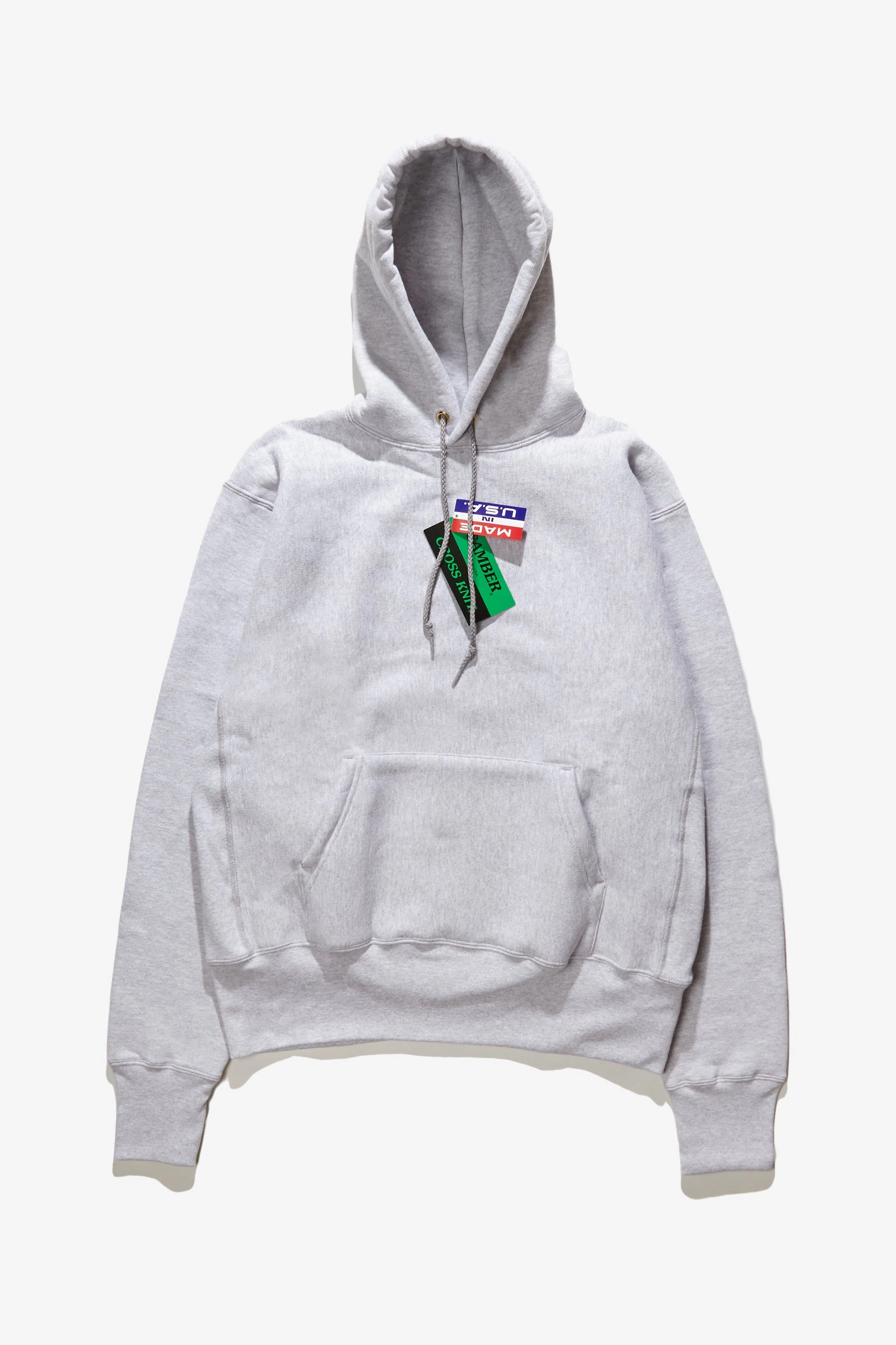 Camber USA - 232 12oz Pullover Hoodie - Ash Grey Anti Static Treatment Fade Resistant Dye