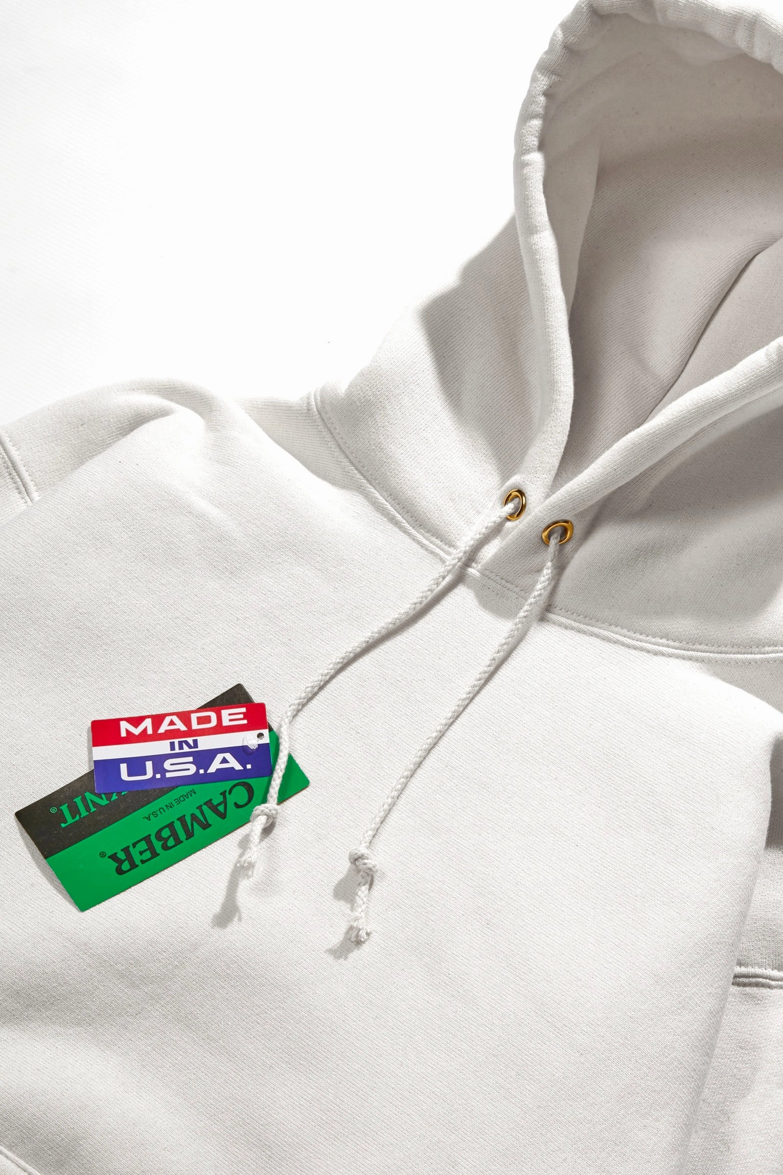 Flexible Waist Camber USA - 232 12oz Pullover Hoodie - White