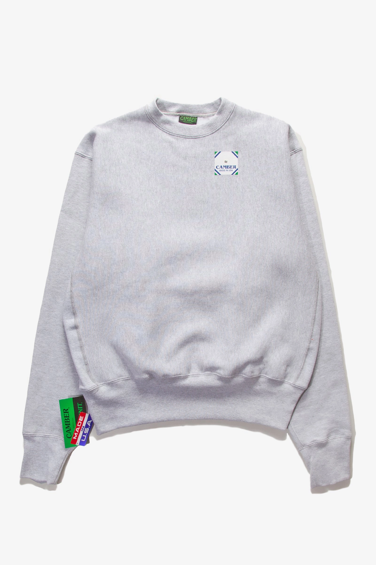 Camber USA - 234 12oz Crewneck - Ash Grey Low Impact Production