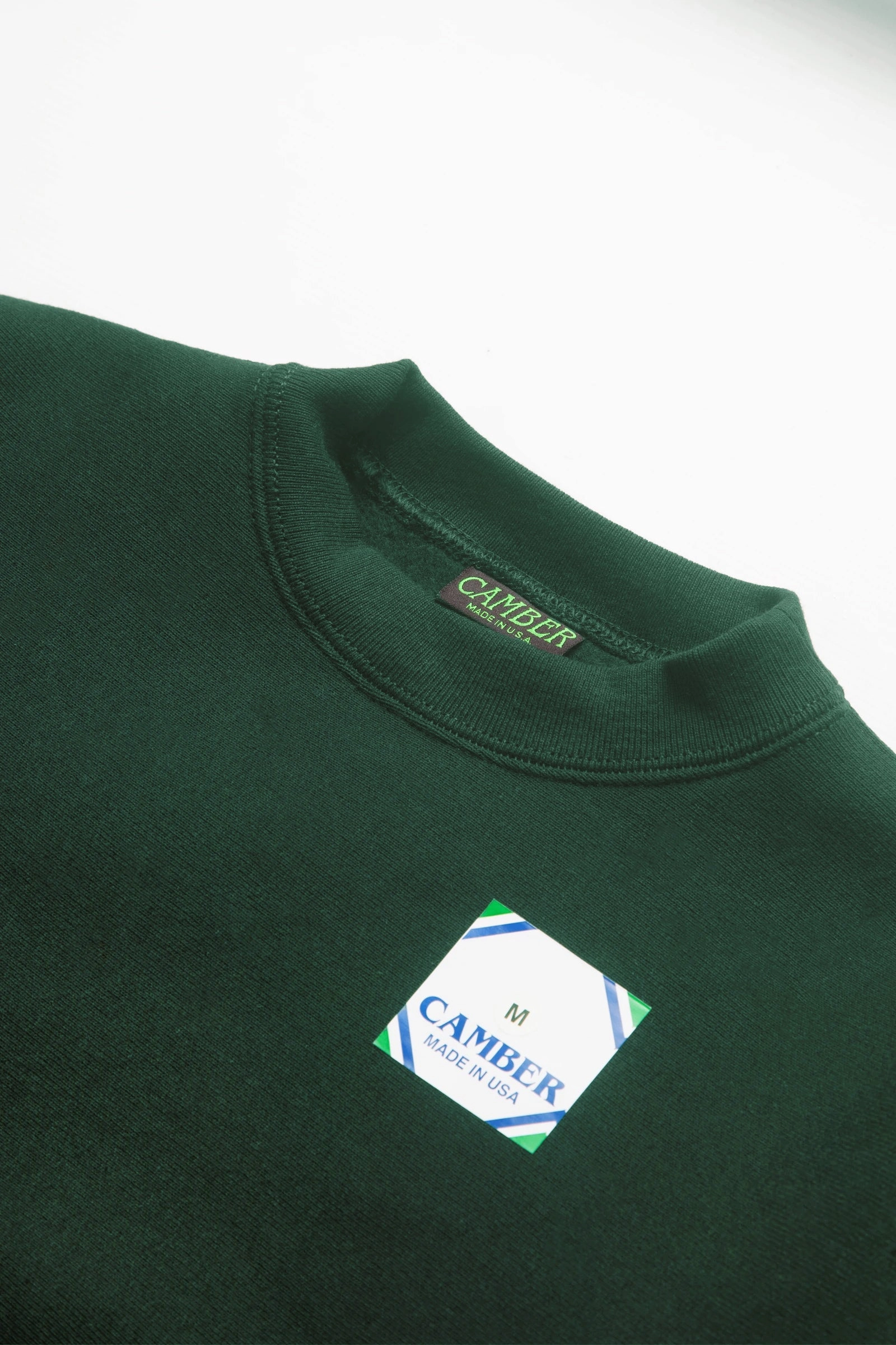 Lightweight Design Camber USA - 234 12oz Crewneck - Forest Green