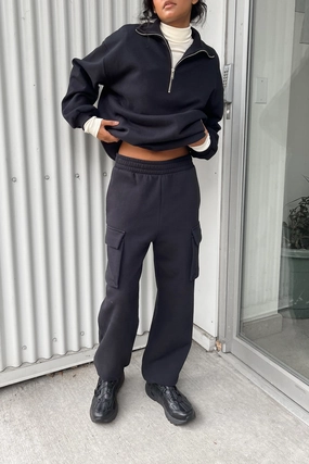 Corduroy texture CARGO JOGGER SWEATPANT