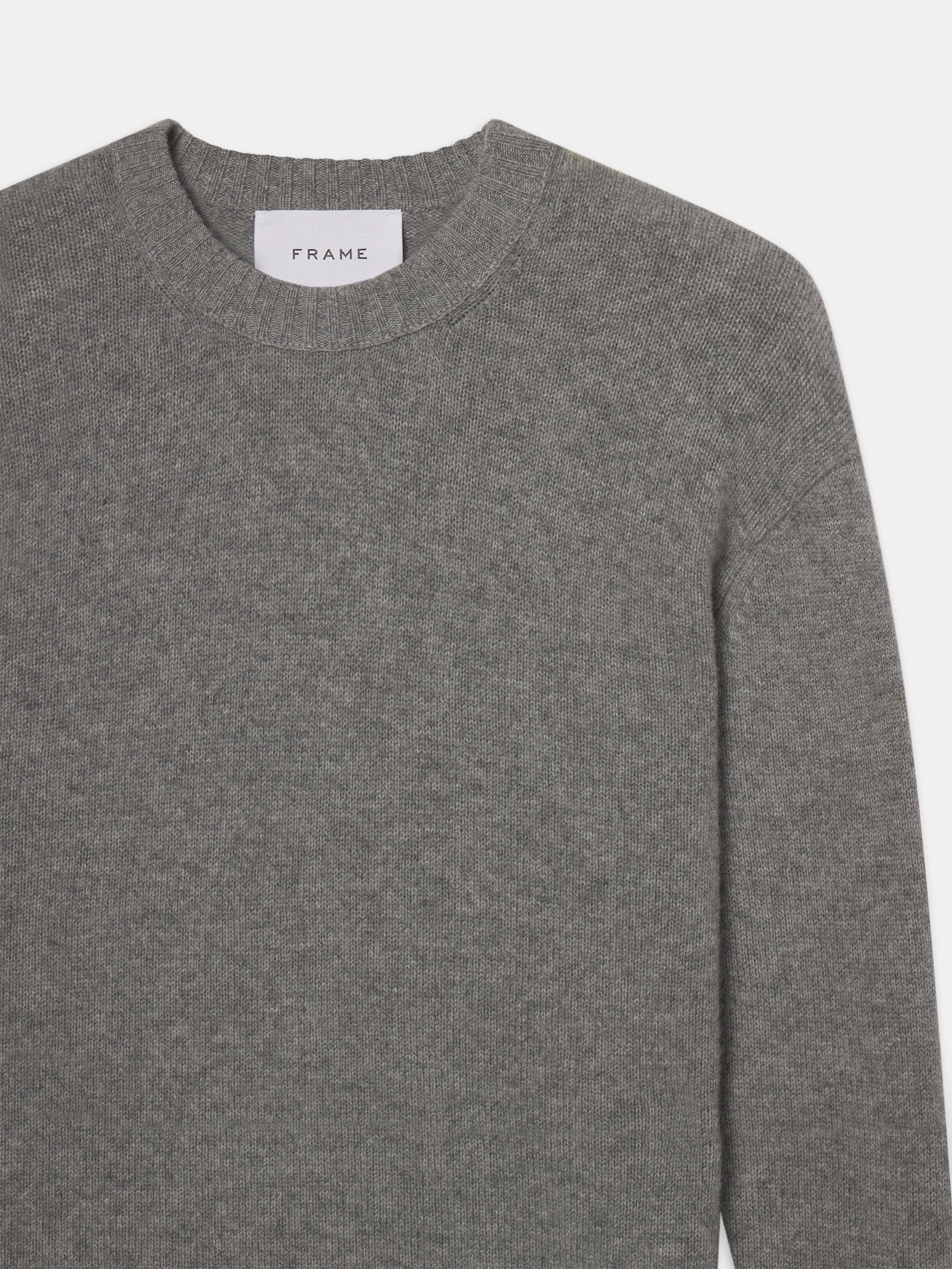 Chilly Wear Cashmere Crewneck Sweater -- Gris