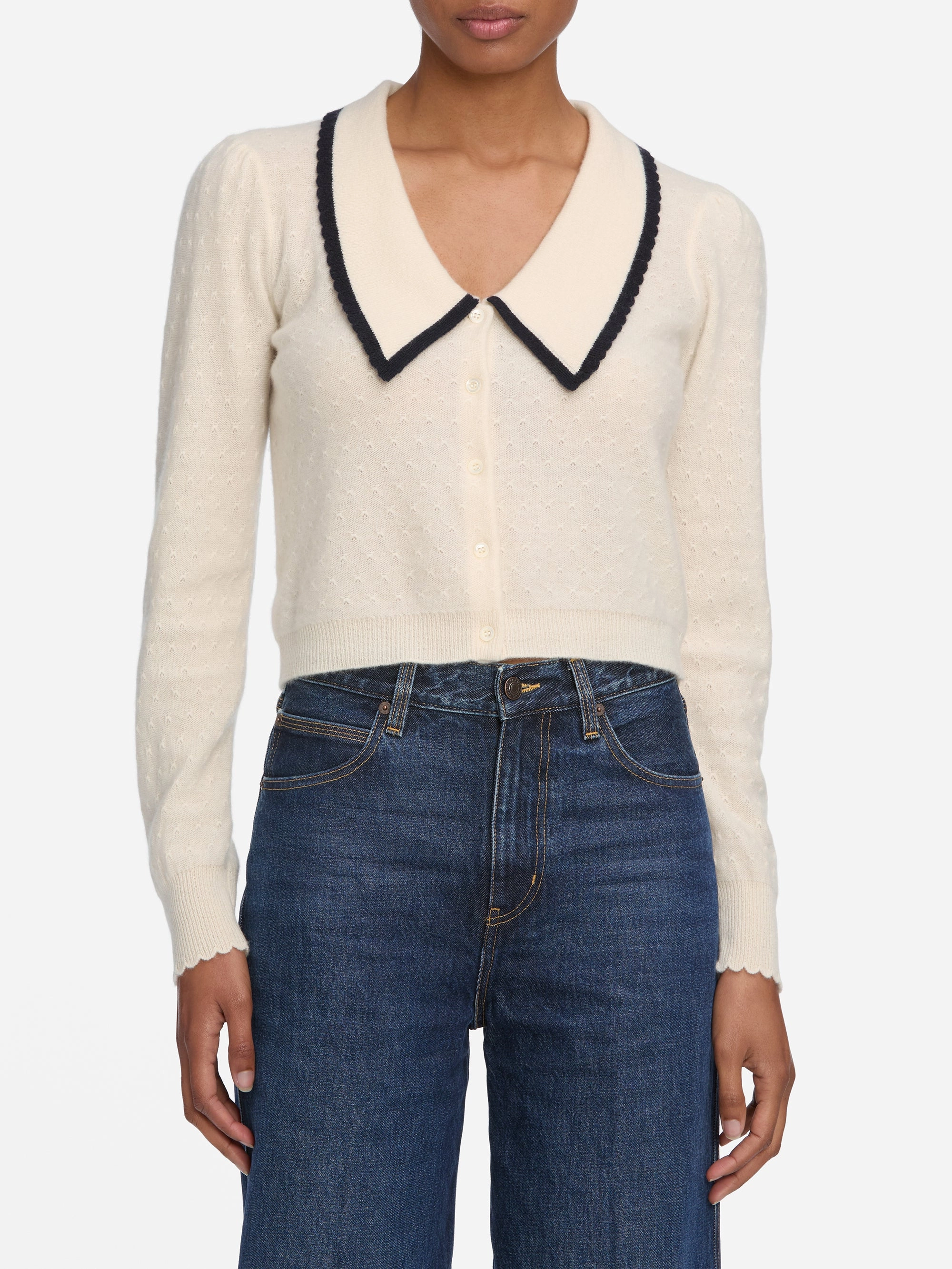 Cashmere Sailor Sweater -- Cream Multi Chill Flex