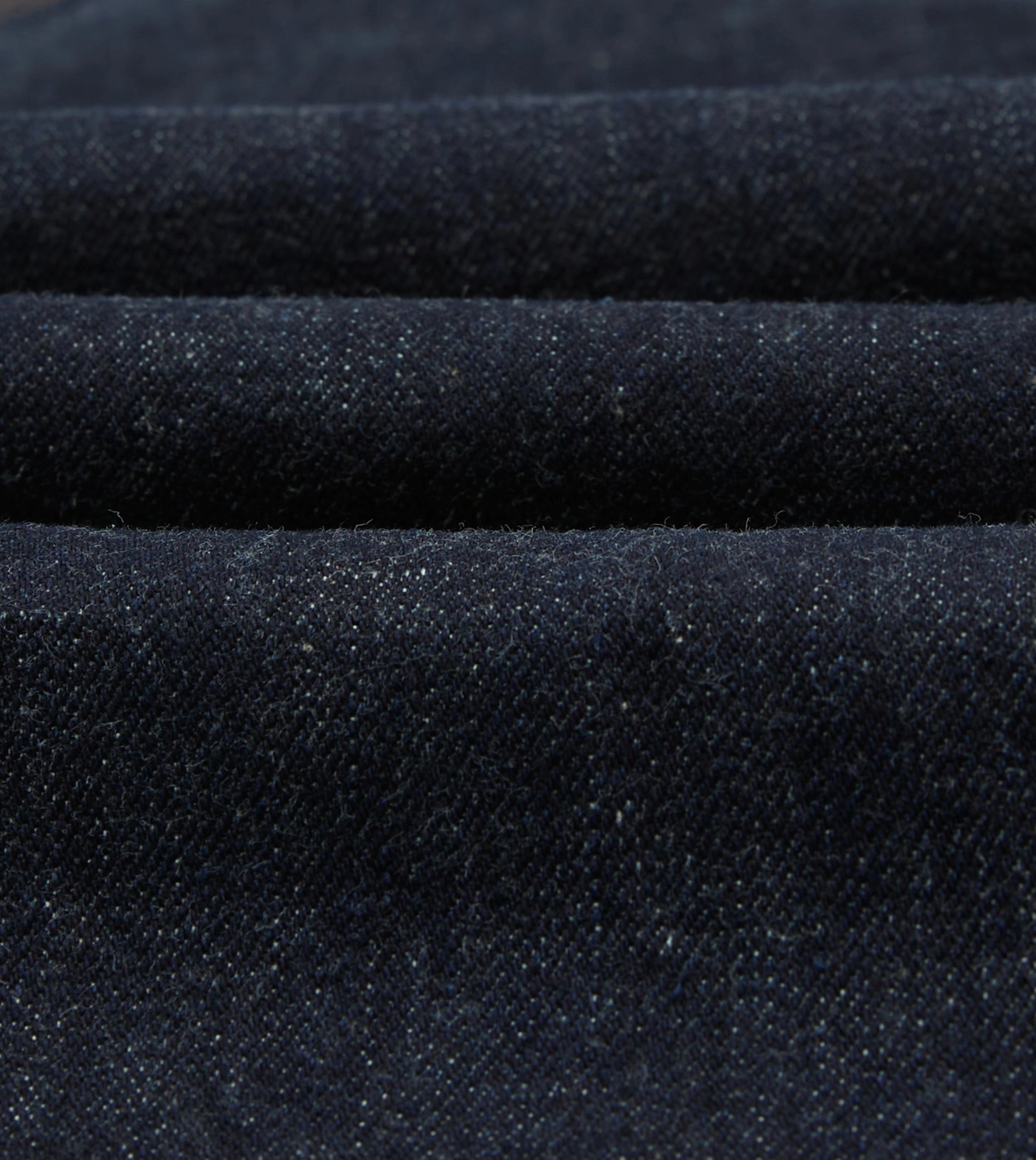 Laser Cut Perforations WaterRepellent Indigo Rinse 14.2oz Japanese Selvedge Denim Five-Pocket Jeans