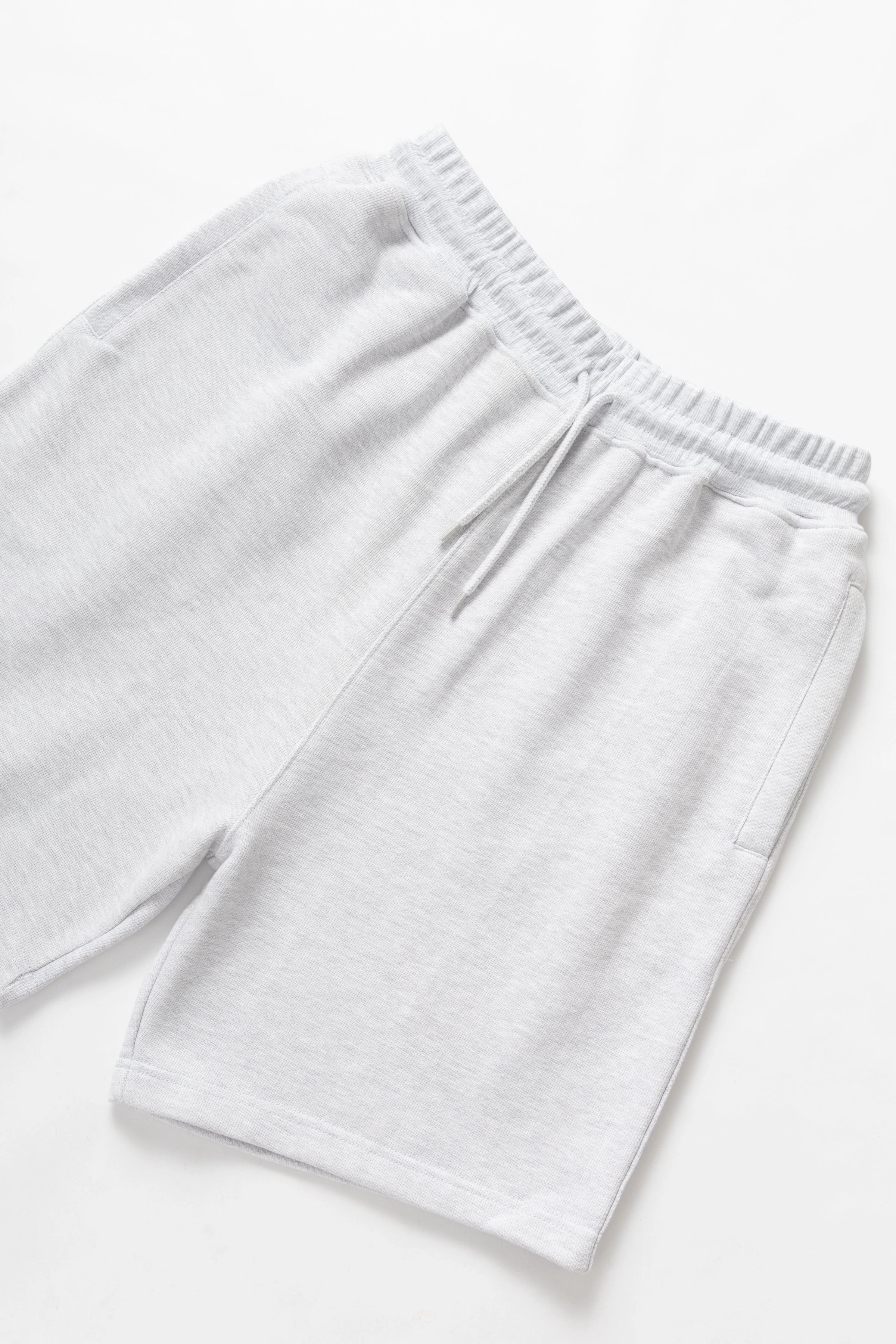 Power Goods - Loopback Sweat Shorts - Ash Luxury Comfort Comfy Flex