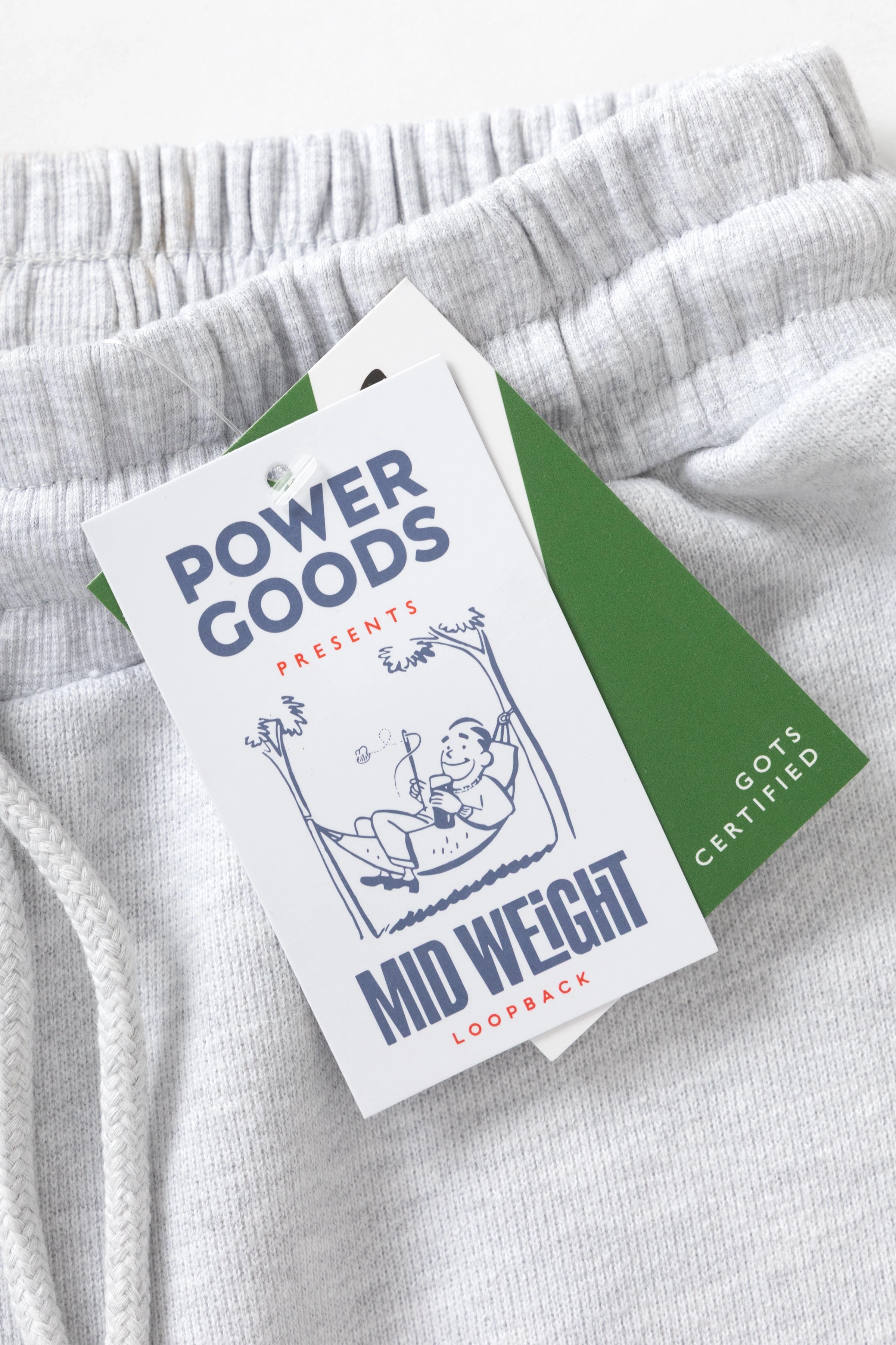Power Goods - Loopback Sweat Shorts - Ash Fit Comfort Wear
