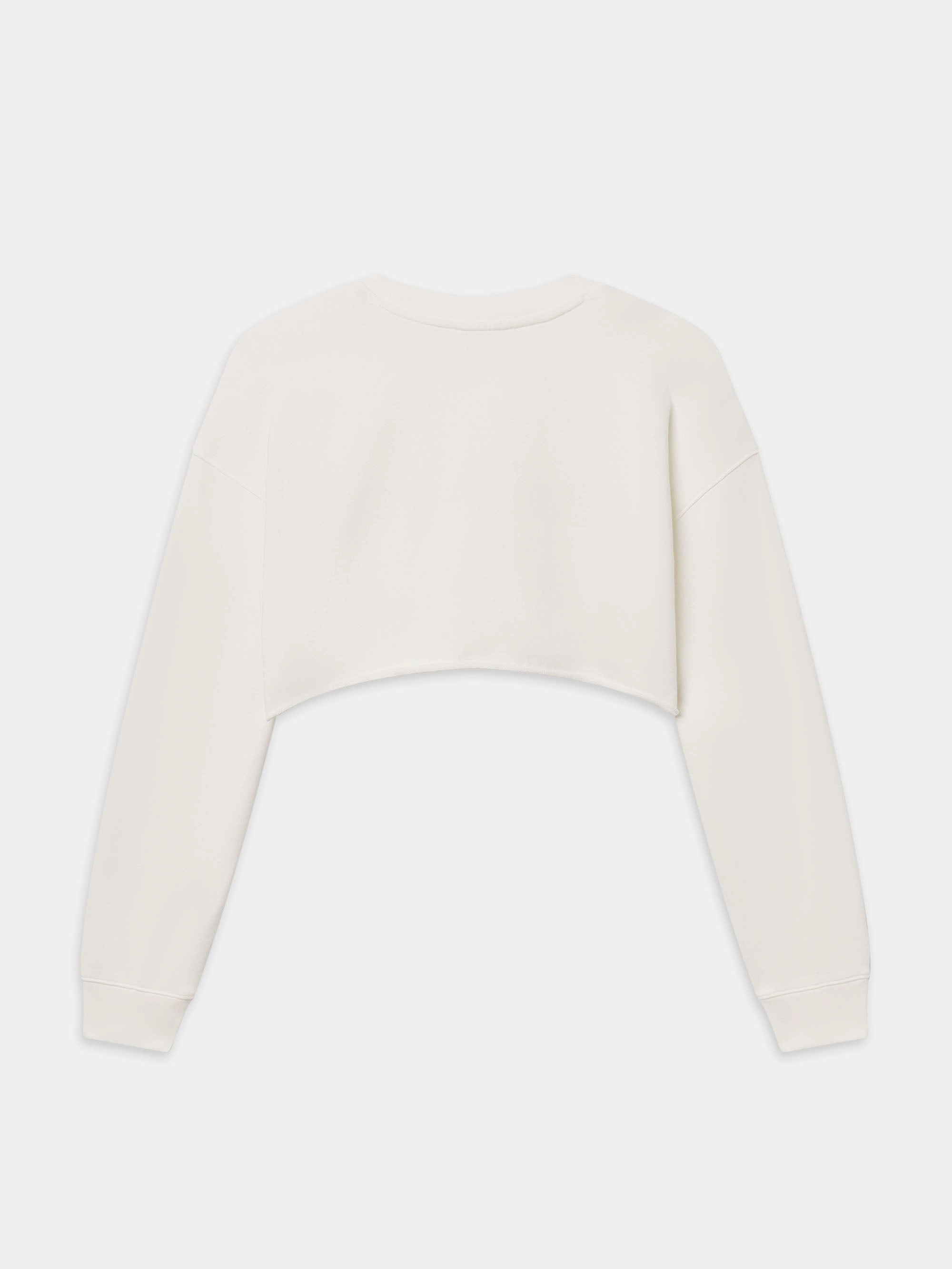 Eco Conscious Manufacturing Quick Wear Sotheby??s Women's Cropped Sweatshirt -- Cream