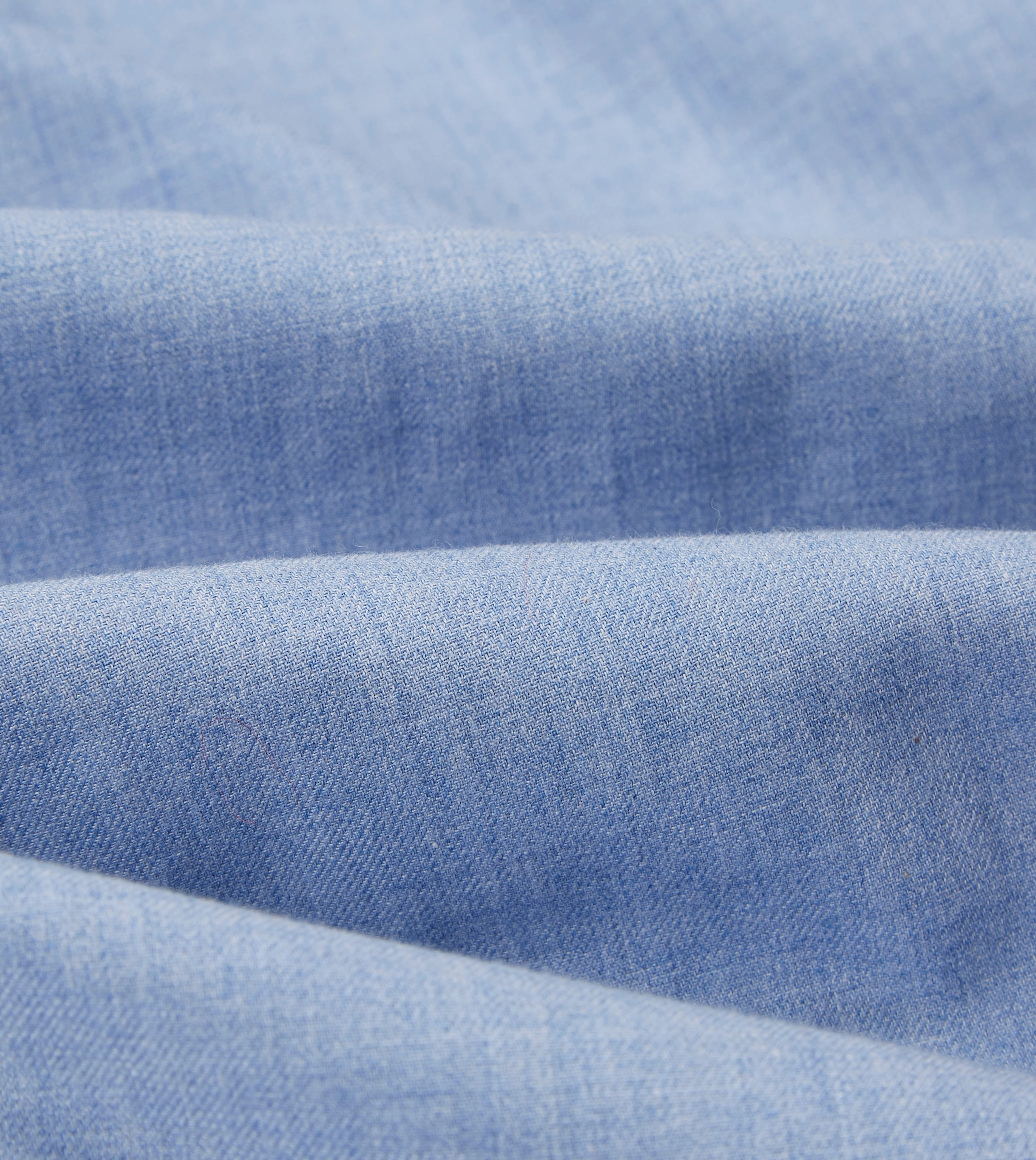 Light Blue Brushed Cotton Button-Down Shirt Quick-Dry formal dinner